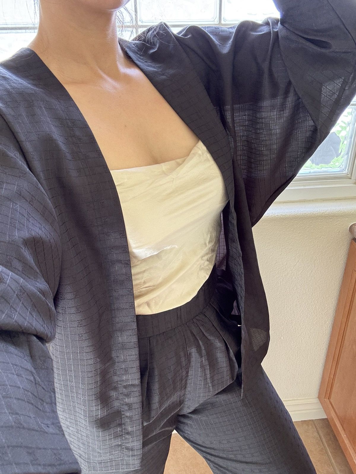 Vintage Women’s M handmade tailored 3 piece vintage black set blazer Size 32" / US 10 / IT 46 - 2 Thumbnail