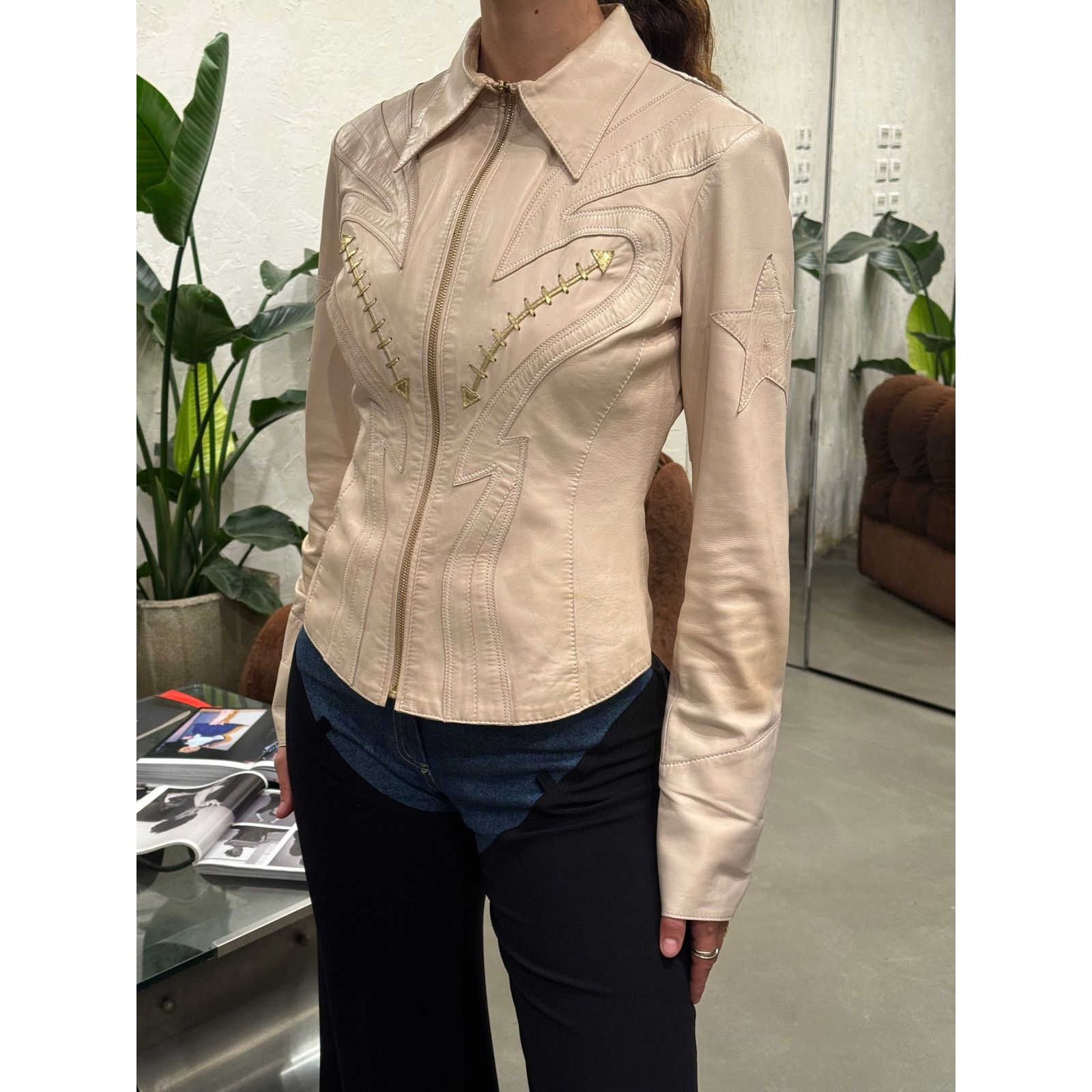 Roberto Cavalli S/S2005 Roberto Cavalli runway western leather jacket Size US S / EU 44-46 / 1 - 3 Thumbnail