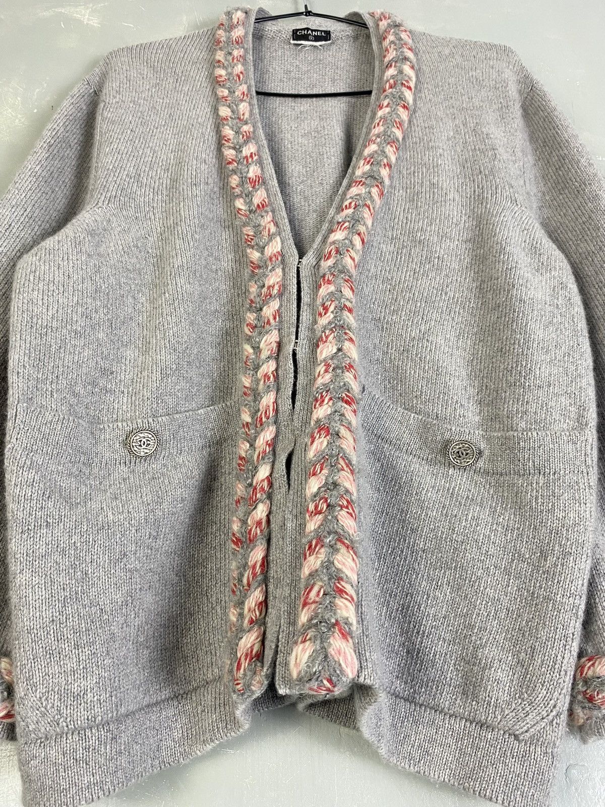Chanel Chanel Cashmere Rope Accent Cardigan Size M / US 6-8 / IT 42-44 - 4 Thumbnail