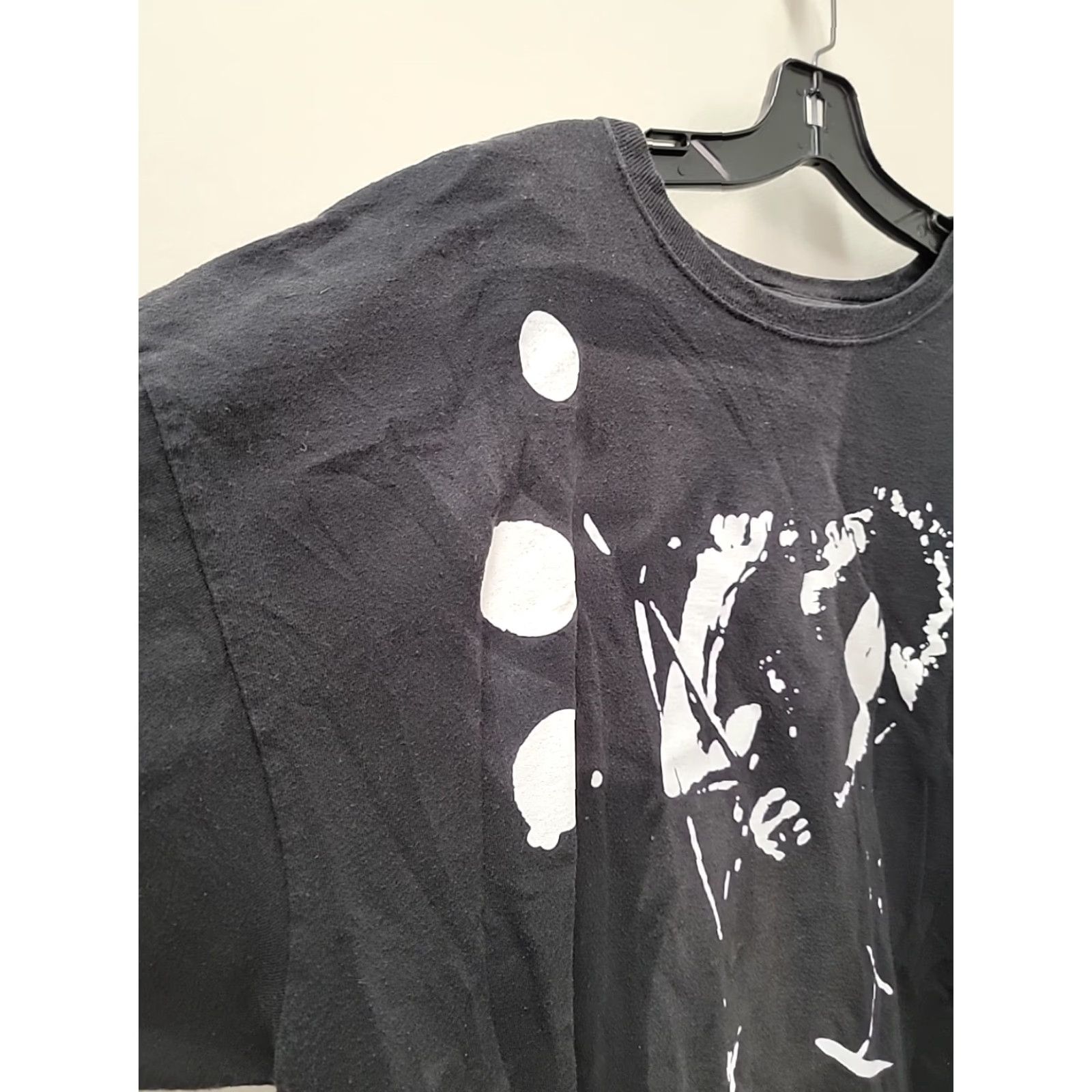 Hanes VINTAGE Ronnie James Dio Memorial Funeral Shirt 2XL Black Graphic Tee Men Shirt Black Rock Metal 90s Mens Size US XXL / EU 58 / 5 - 5 Thumbnail