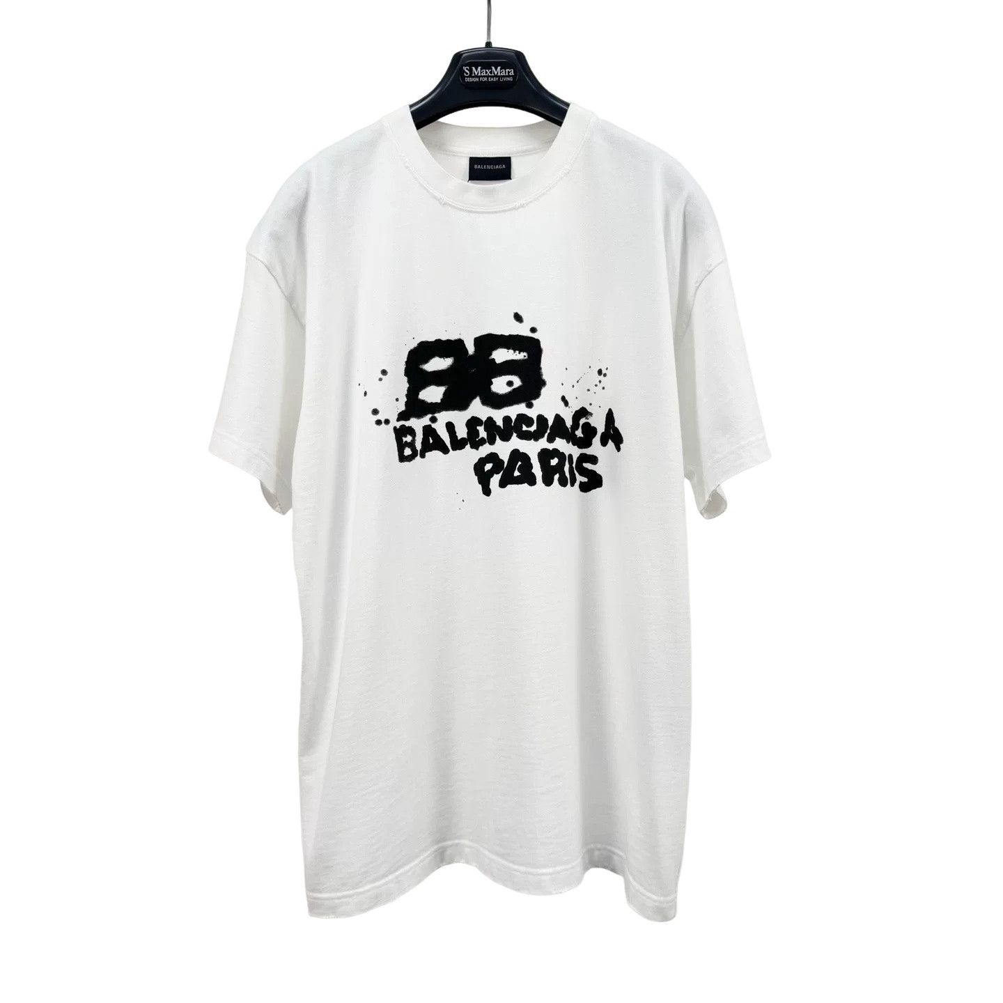 Balenciaga Balenciaga Graffiti Logo T-Shirt M Size US M / EU 48-50 / 2 - 1 Thumbnail