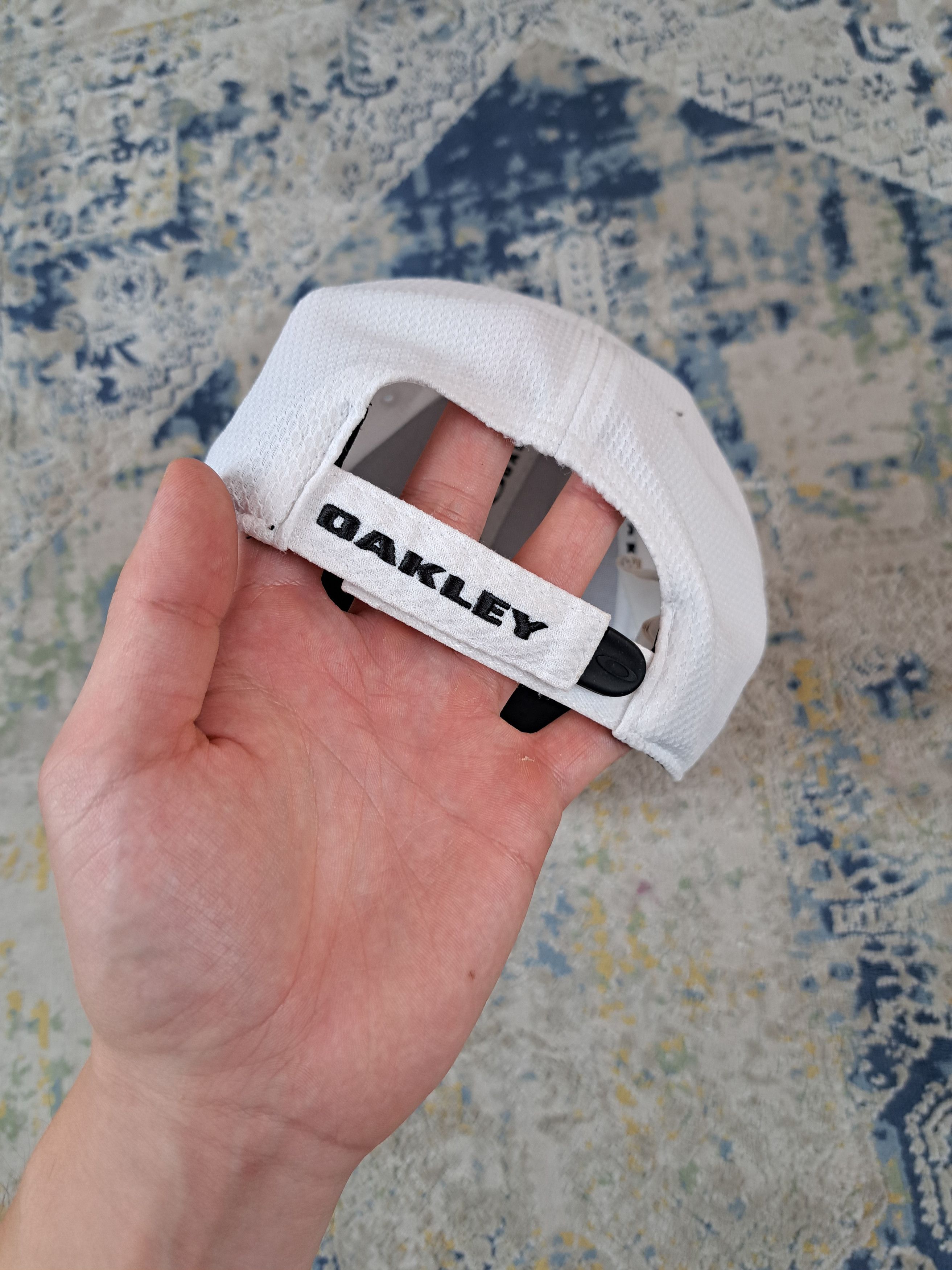 Oakley Oakley Vintage y2k Hat Big Logo Cap White Gorpcore Size ONE SIZE - 3 Thumbnail