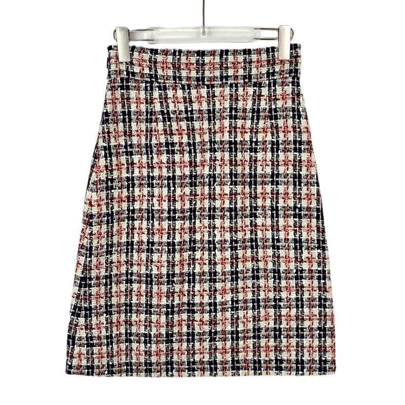 Gucci GucciColor plaid double G cotton A-shaped short skirt 2503- Size 25" / US 0 / IT 36 - 2 Thumbnail