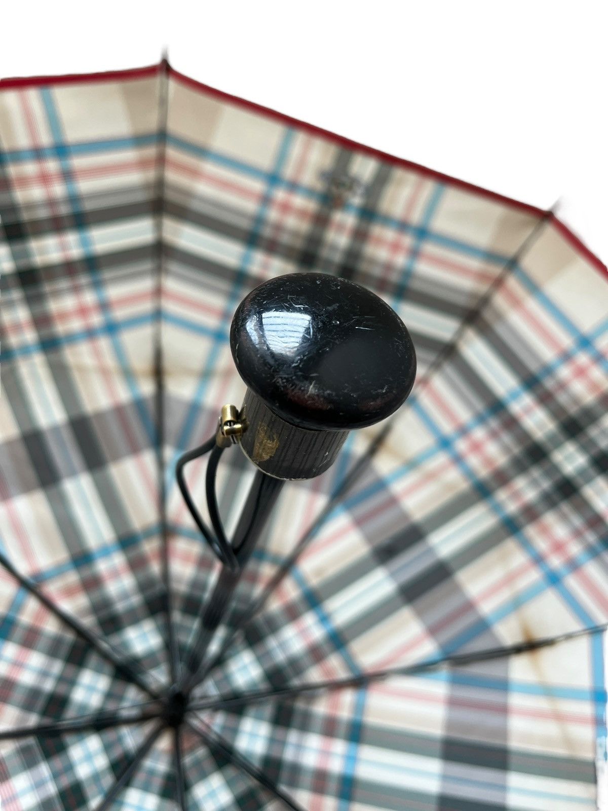 Vivienne Westwood 1990s Vivienne Westwood Plaid Foldable Umbrella Size ONE SIZE - 13 Thumbnail