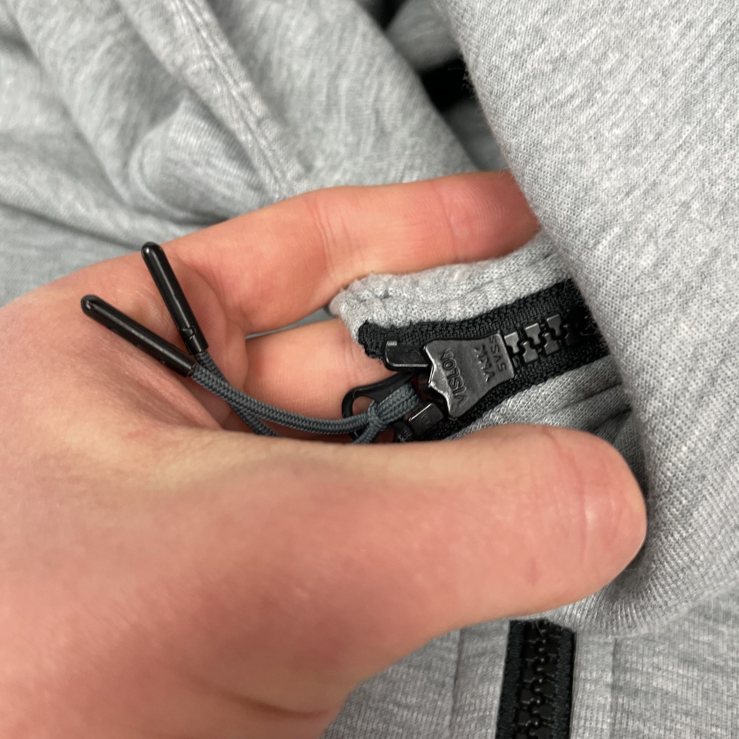 Nike Nike Tech Fleece Men's Heather Gray Cotton Full Zip Hoodie L Size US L / EU 52-54 / 3 - 7 Thumbnail