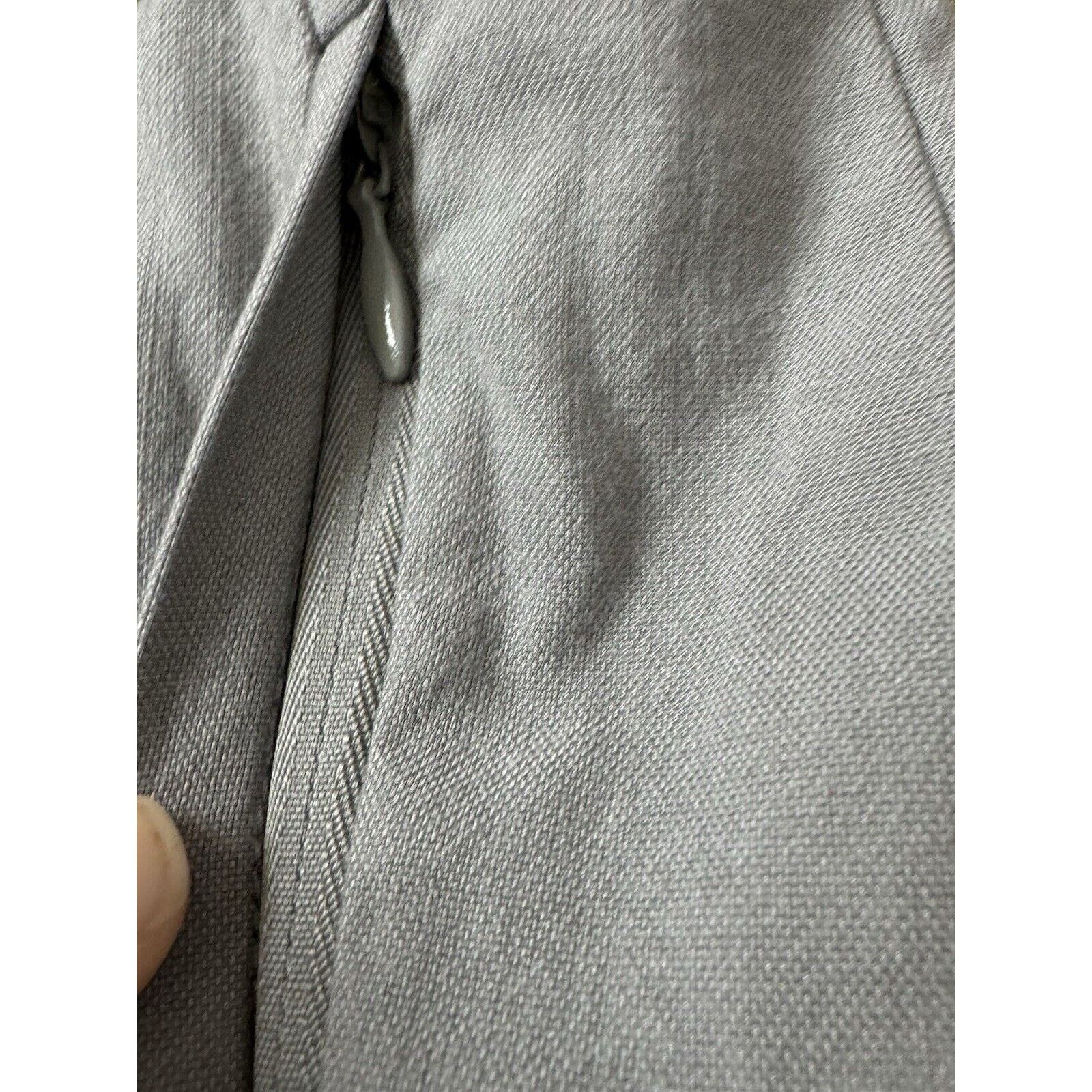 Diane von Furstenberg Diane Von Furstenberg Gray Boydion Wool Blend Shorts Women 2 Size 26" / US 2 / IT 38 - 3 Thumbnail