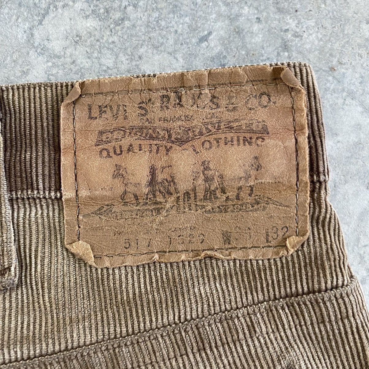 Levi's Vintage 70’s Levis 517 Faded Brown Corduroy Flared Jeans Size US 34 / EU 50 - 23 Thumbnail