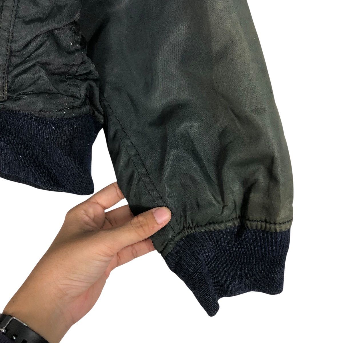 Japanese Brand 📌Vintage Military Bomber Jacket Ideal Zipper Buzz Ricksons Size US M / EU 48-50 / 2 - 16 Thumbnail