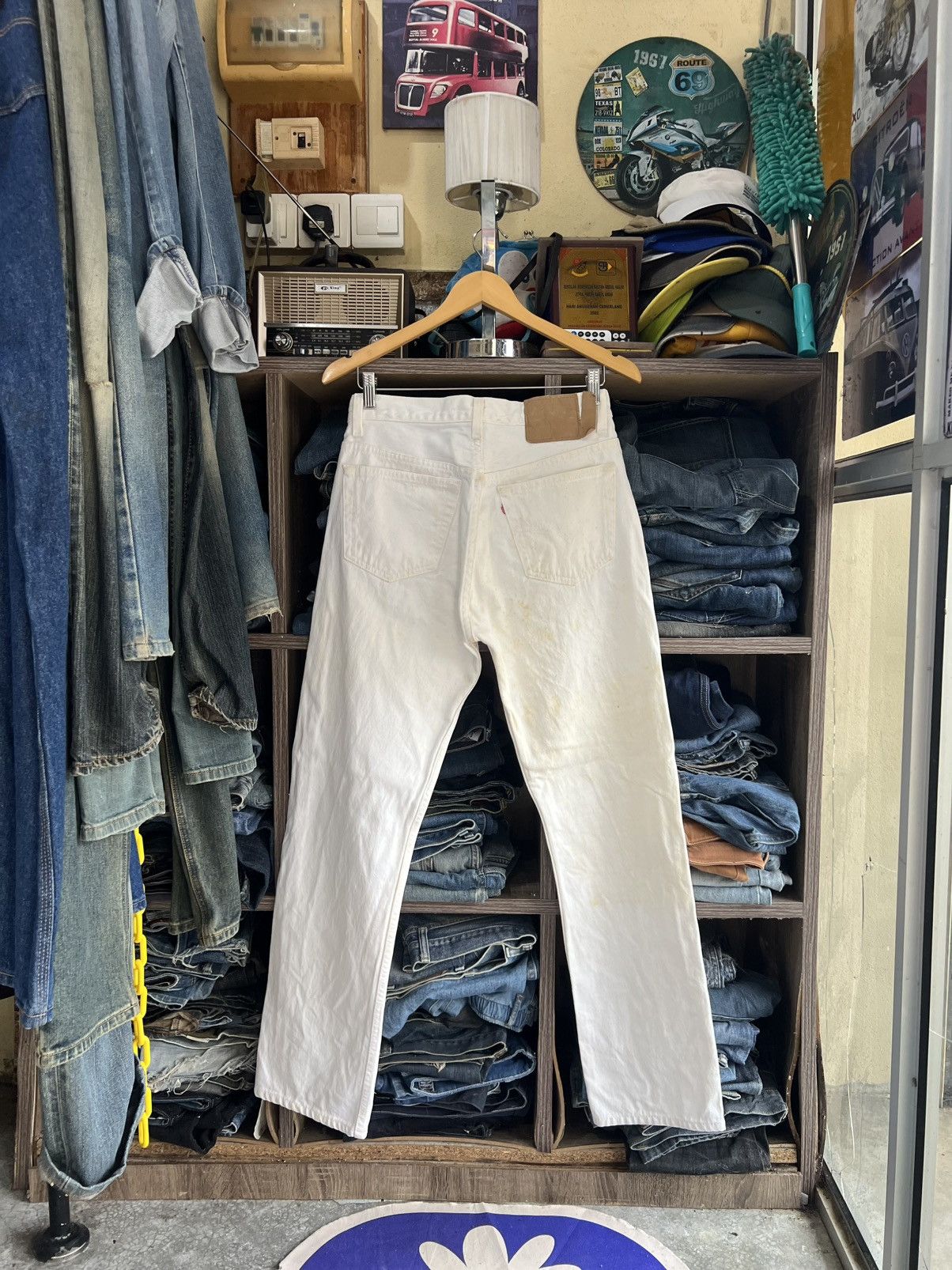 Levi's Vintage Clothing 🔥Vintage Levis 501 Button 552 Denim Size US 30 / EU 46 - 3 Thumbnail