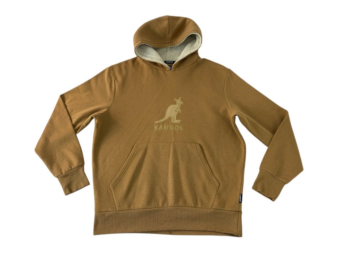 Kangol Kangol Big Logo Padded Sherpa Inner Pullover Hoodies Size US L / EU 52-54 / 3 - 1 Thumbnail