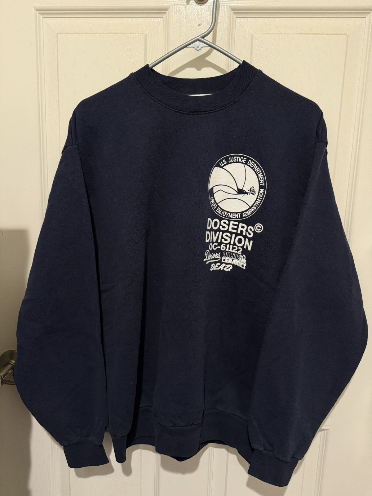 Online Ceramics Navy Online Ceramics “Dosers Division” Sweatshirt Size US M / EU 48-50 / 2 - 1 Thumbnail