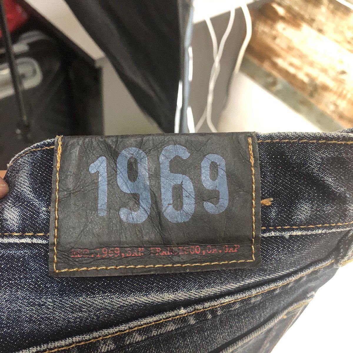 Gap DL Gap Blue Denim Pants #C296 Size US 34 / EU 50 - 19 Thumbnail