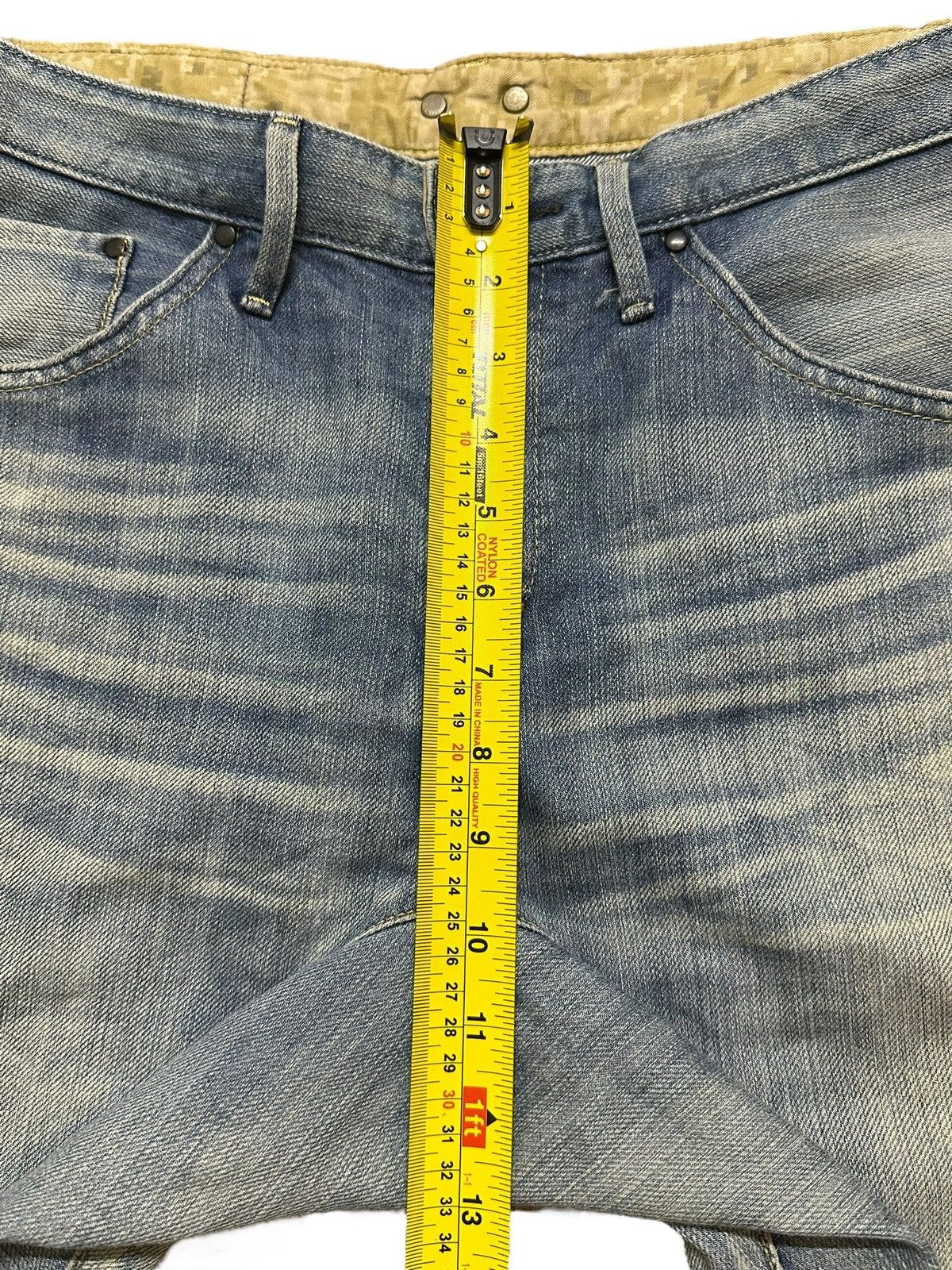 Edwin Vintage Edwin E-Function Blue Faded Wash Style Loose Jeans Size US 32 / EU 48 - 16 Thumbnail