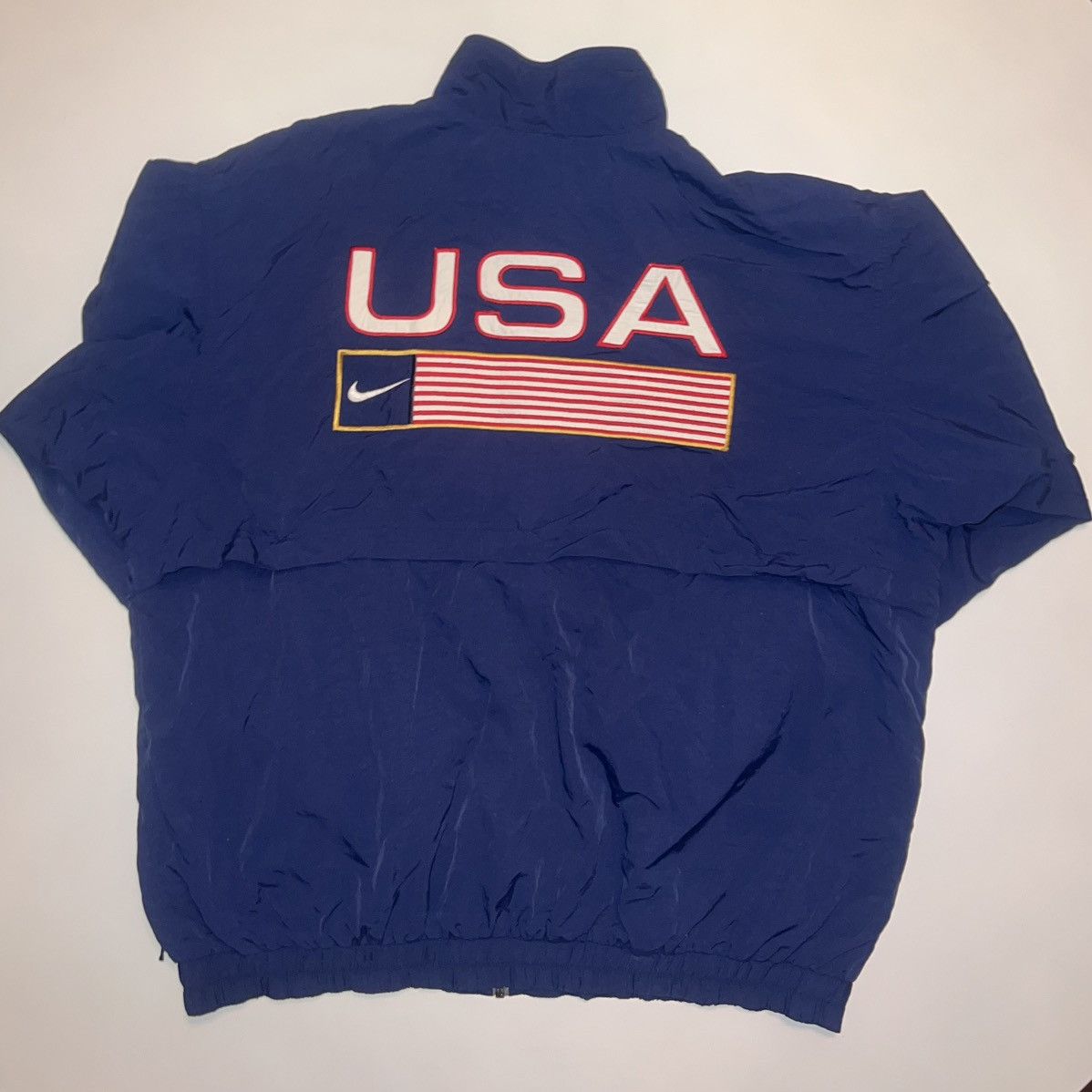 Nike Vintage Nike USA Wind Breaker Size US XXL / EU 58 / 5 - 1 Thumbnail