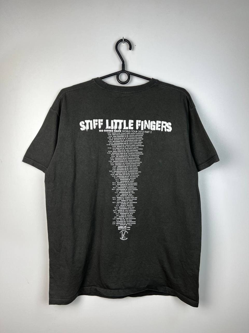 Band Tees Stiff little Fingers NoGoing Back world tour t-shirts size L Size US L / EU 52-54 / 3 - 2 Thumbnail