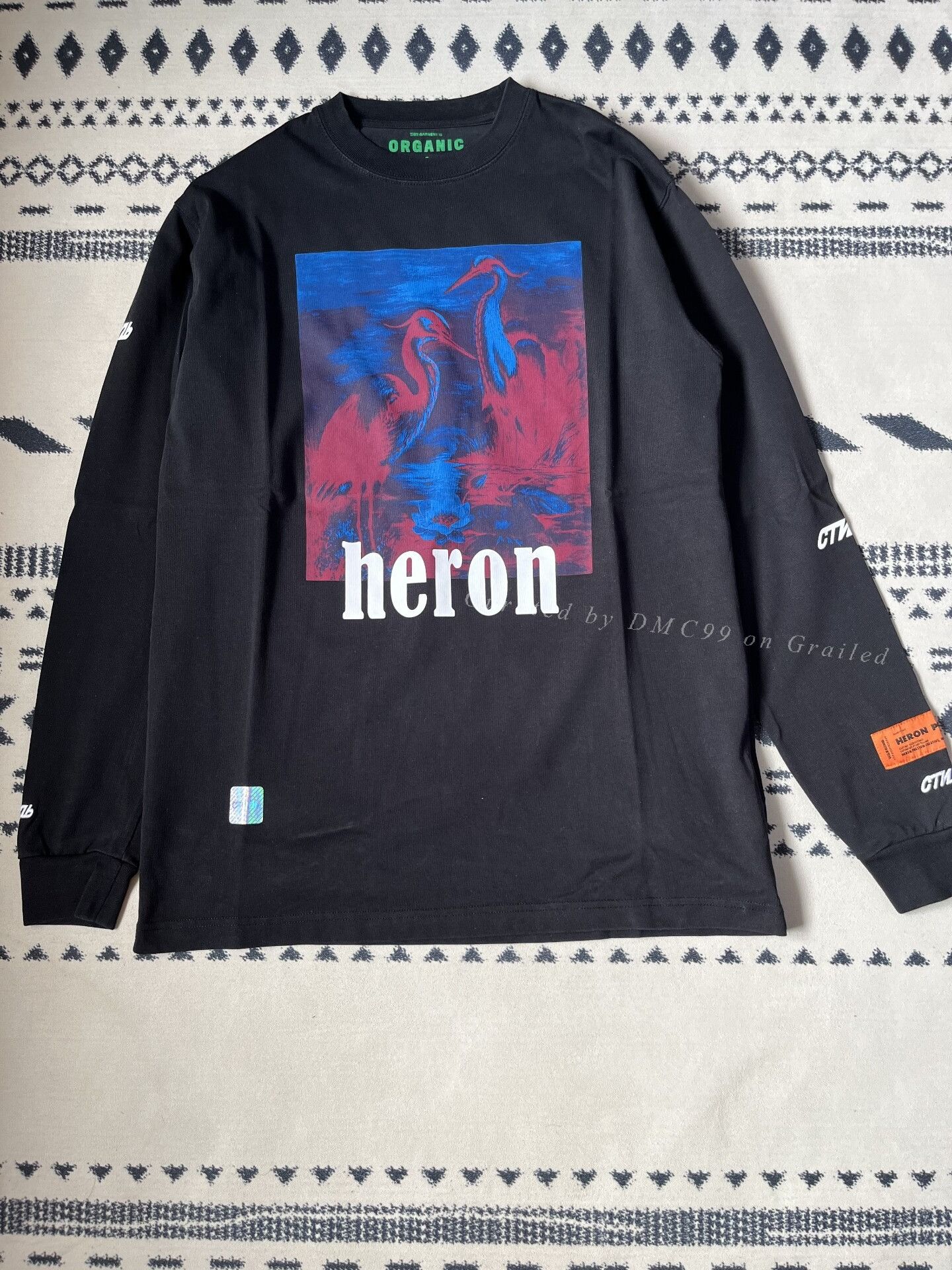 Heron Preston Heron Preston Long Sleeve T-Shirt Size XXS / US 00 / IT 34 - 1 Thumbnail