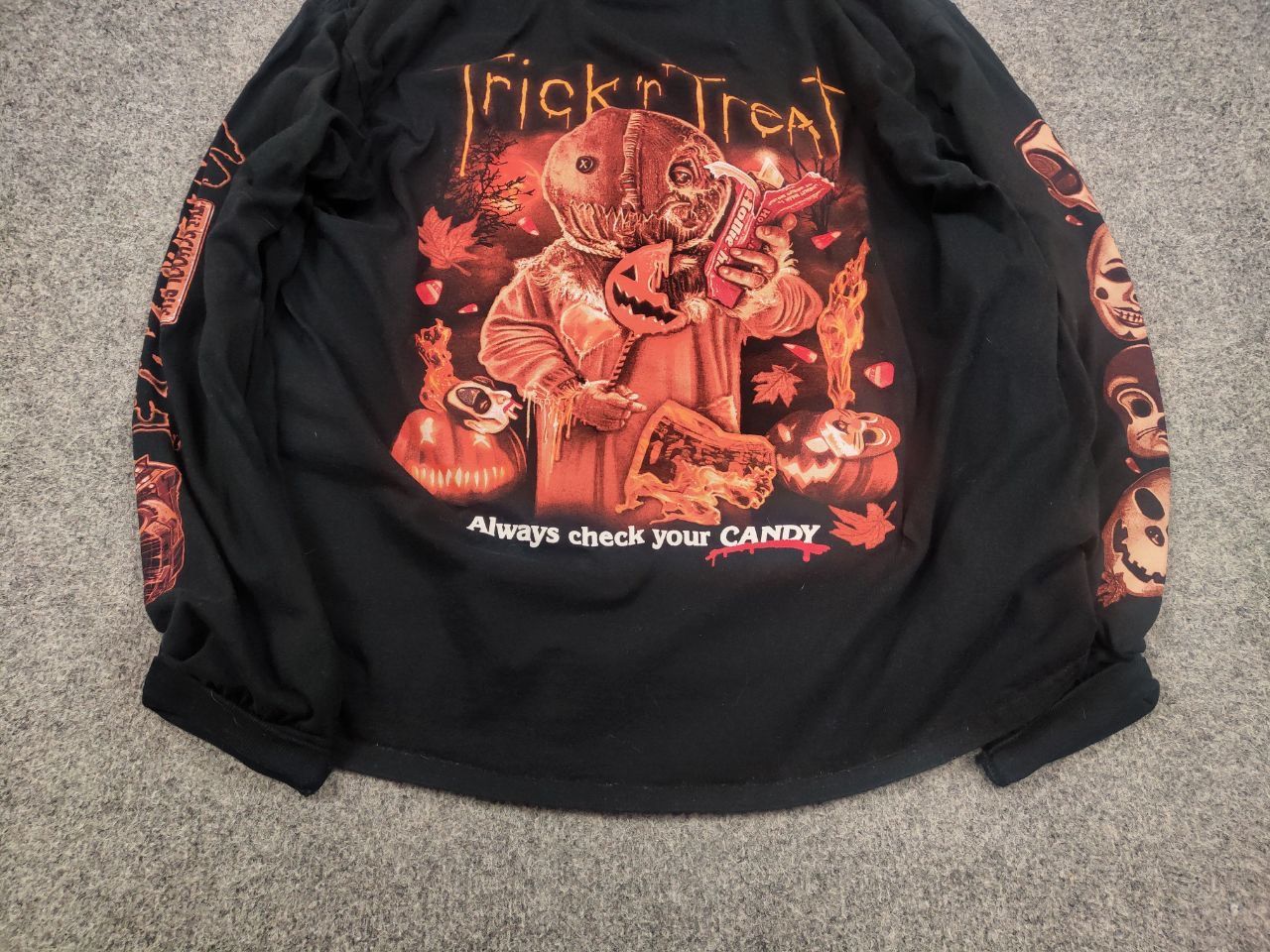 Vintage Trick R Treat Hell on Shirt Logo Long sleeve Vintage Style Size US XL / EU 56 / 4 - 5 Thumbnail