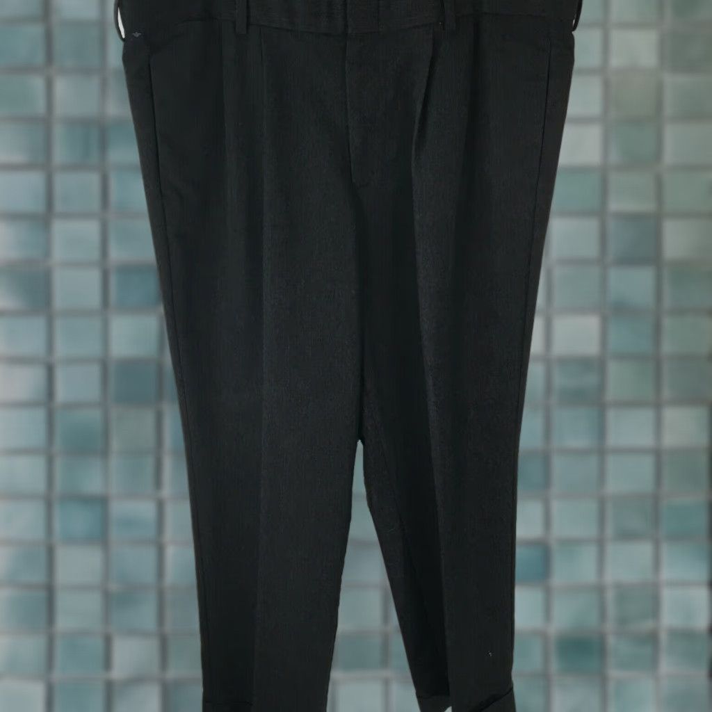 Dockers DOCKERS Mens Pants Straight Leg Dress Black 42x30 Pleated Front Mid Rise Belt Loops 4-Pocket Regular Inseam 30 Size US 42 / EU 58 - 1 Thumbnail