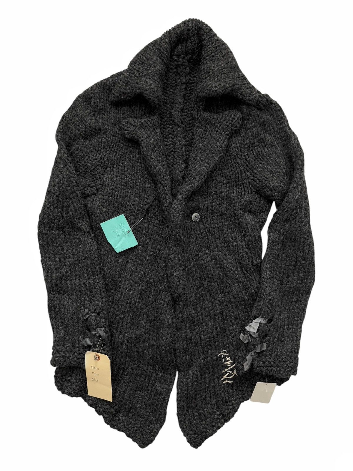 Greg Lauren 2012 OG “The Chunky Loner” Knitter Jacket (Cashmere Alpaca) Size US XS / EU 42 / 0 - 1 Thumbnail