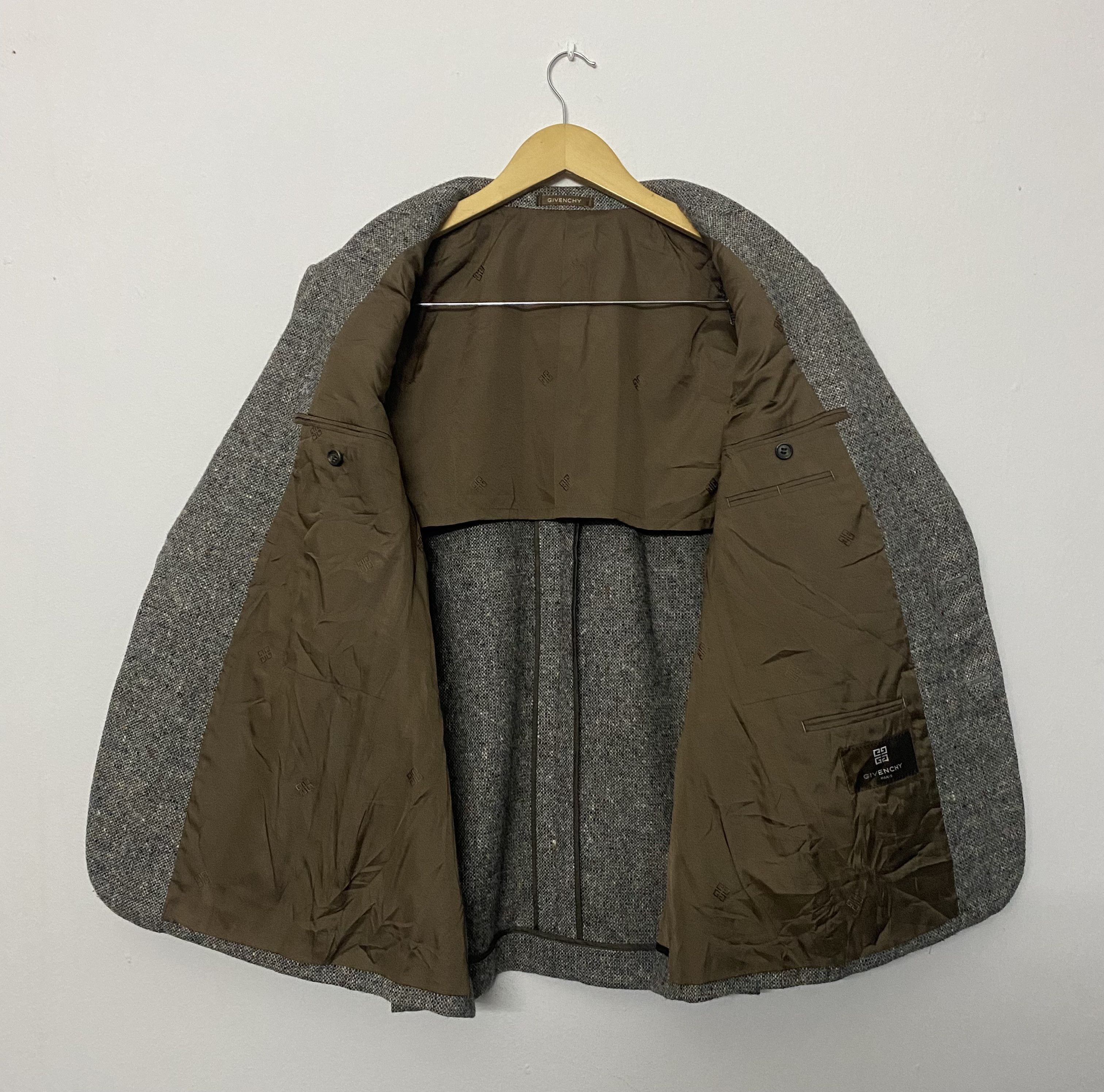 Givenchy Givenchy Tweed Wool Blazer Speckled Two-Button Coat Jacket Size US M / EU 48-50 / 2 - 3 Thumbnail