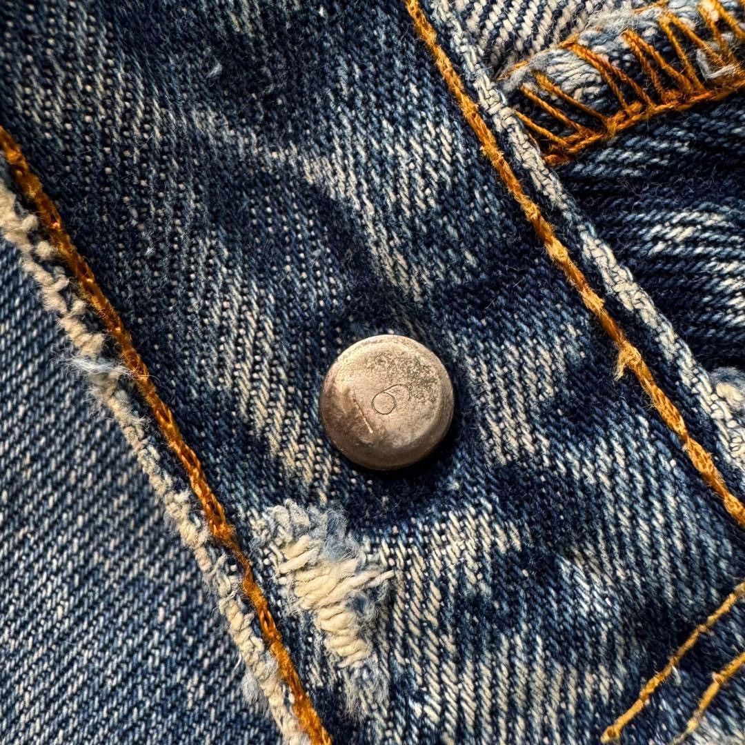 Levi's 1970’s Levi 501 e Washed Selvedge Denim Size US 32 / EU 48 - 4 Thumbnail