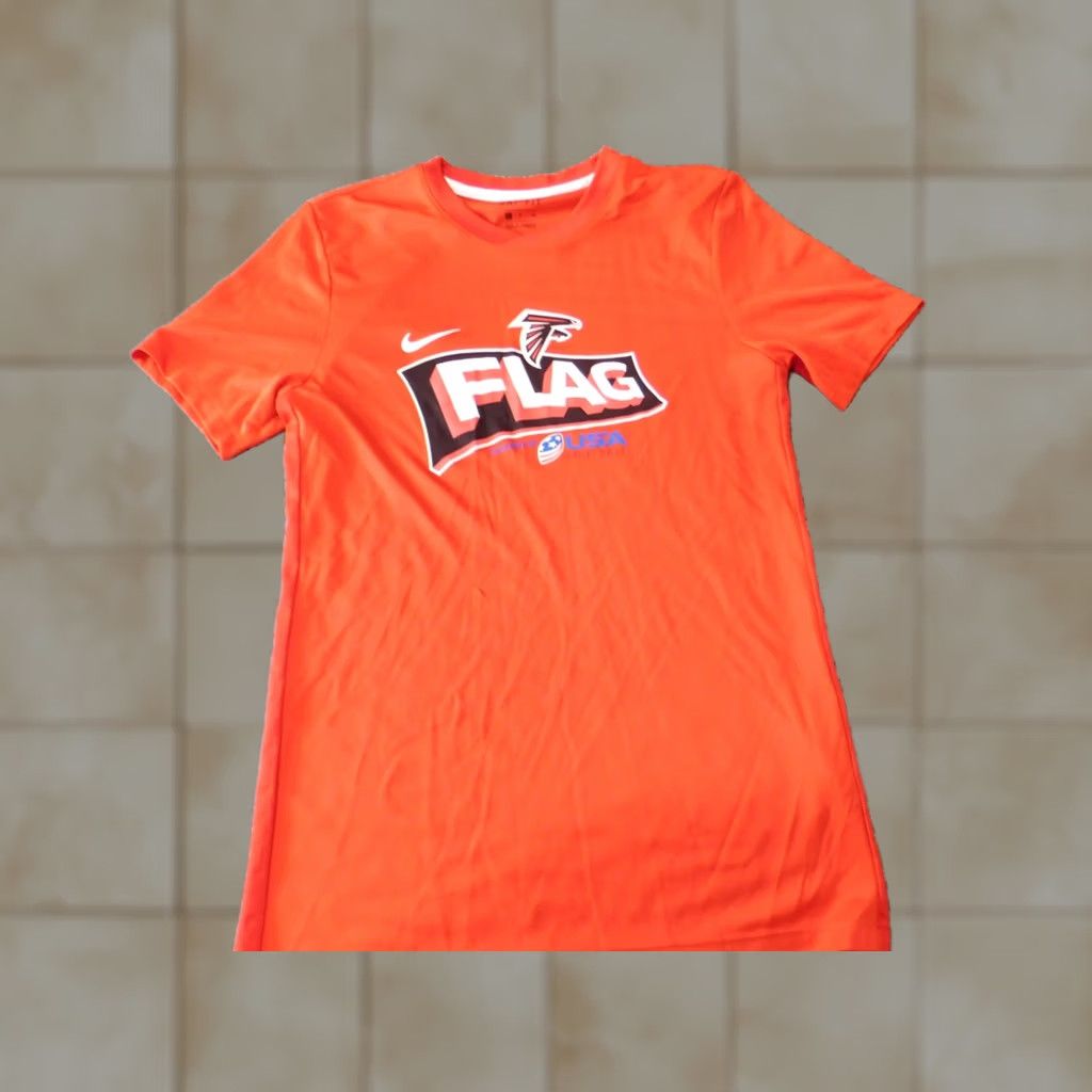 Nike Nike Dri-FIT Shirt Short Sleeve Nike Mens Small Red Football Falcons Graphic print Crew Neck Classic T-Shirt Mens Size US S / EU 44-46 / 1 - 1 Thumbnail