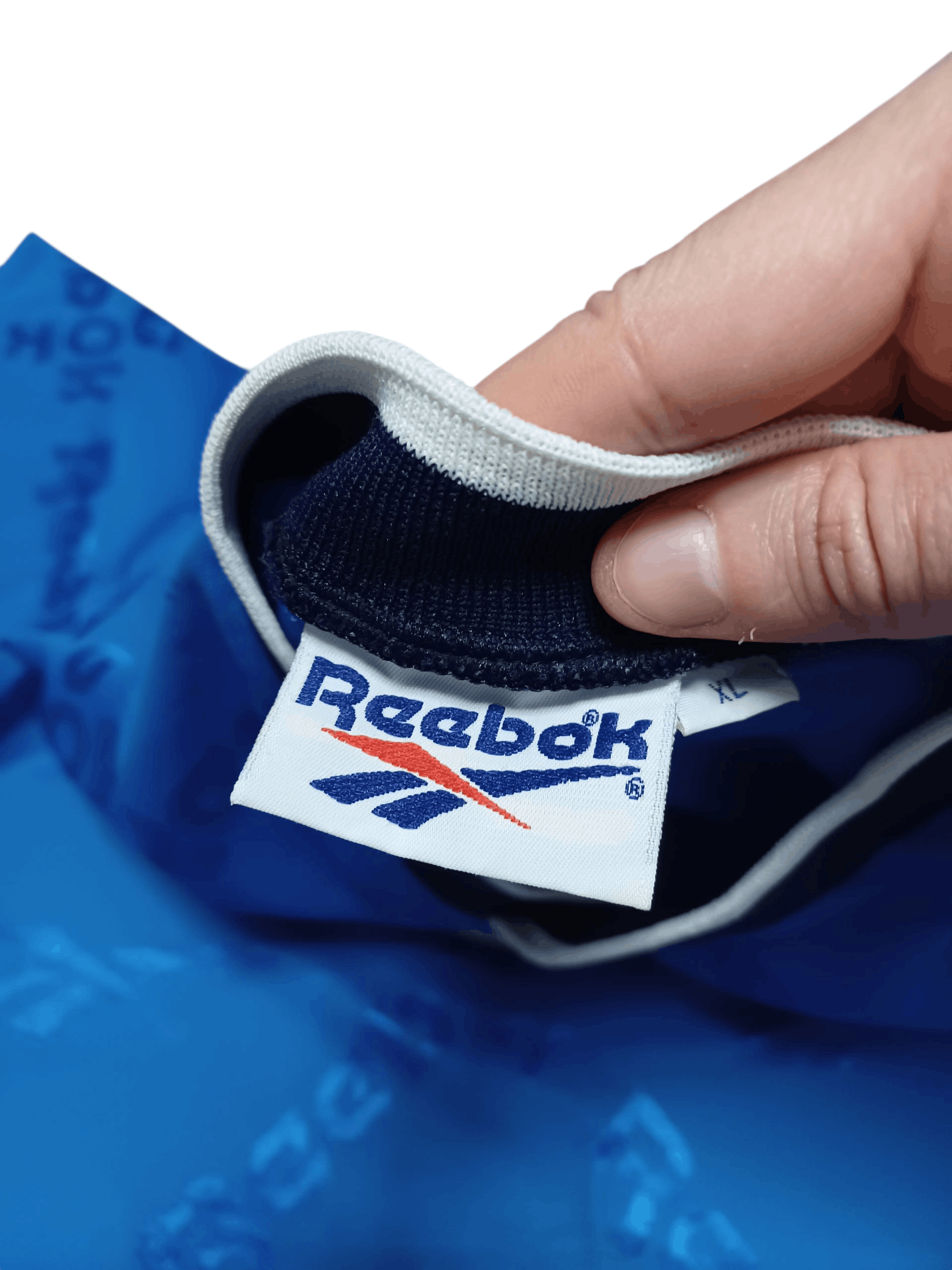 Reebok REEBOK VINTAGE 90S BIGLOGO MONOGRAM TEE SOCCER JERSEY Size US XL / EU 56 / 4 - 4 Thumbnail