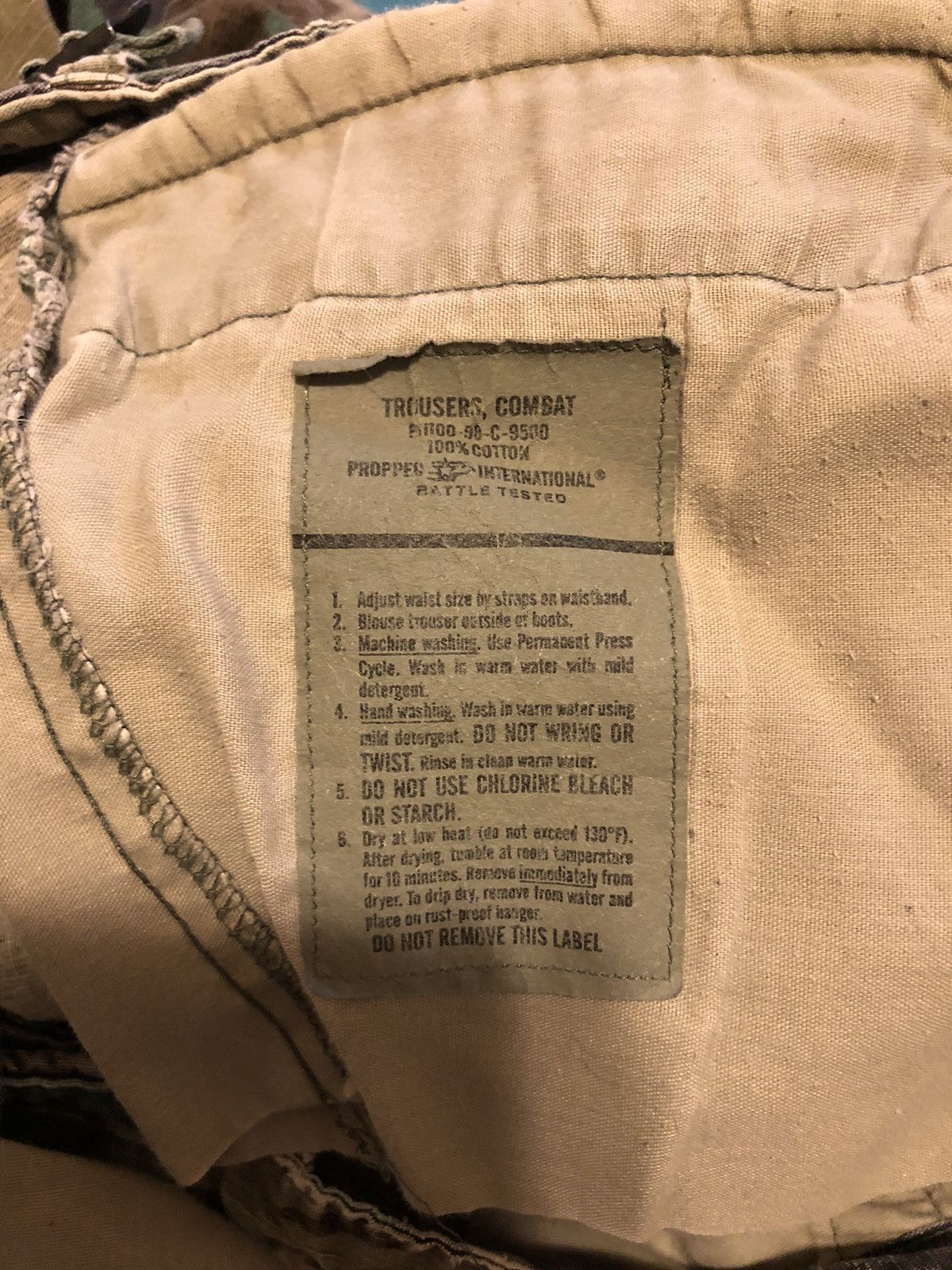 Vintage Vintage 90’s US Army Combat Double Knee Camo Pants Size US 32 / EU 48 - 8 Thumbnail