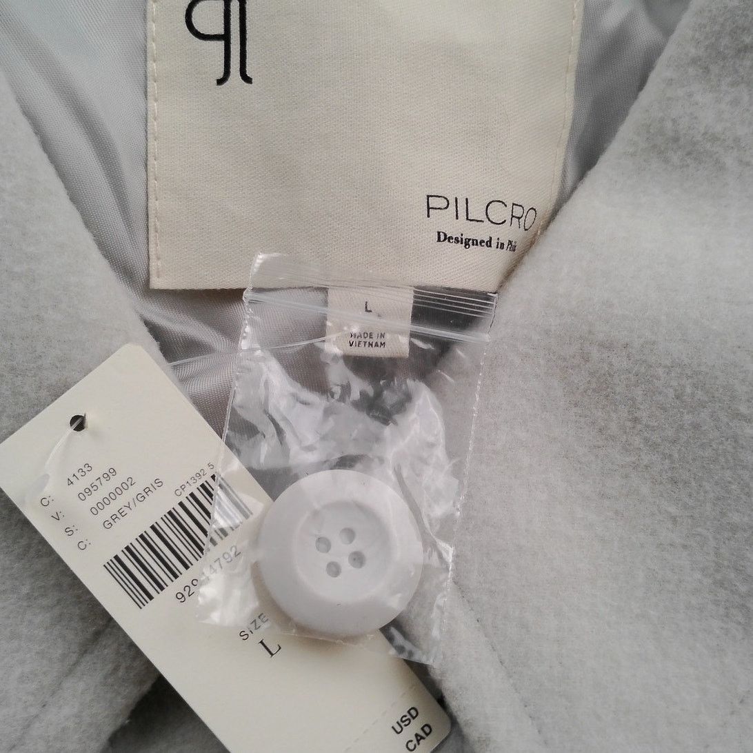 Anthropologie Pilcro Anthropologie Batwing Cozy Jacket Light Grey Size L / US 10 / IT 46 - 5 Thumbnail