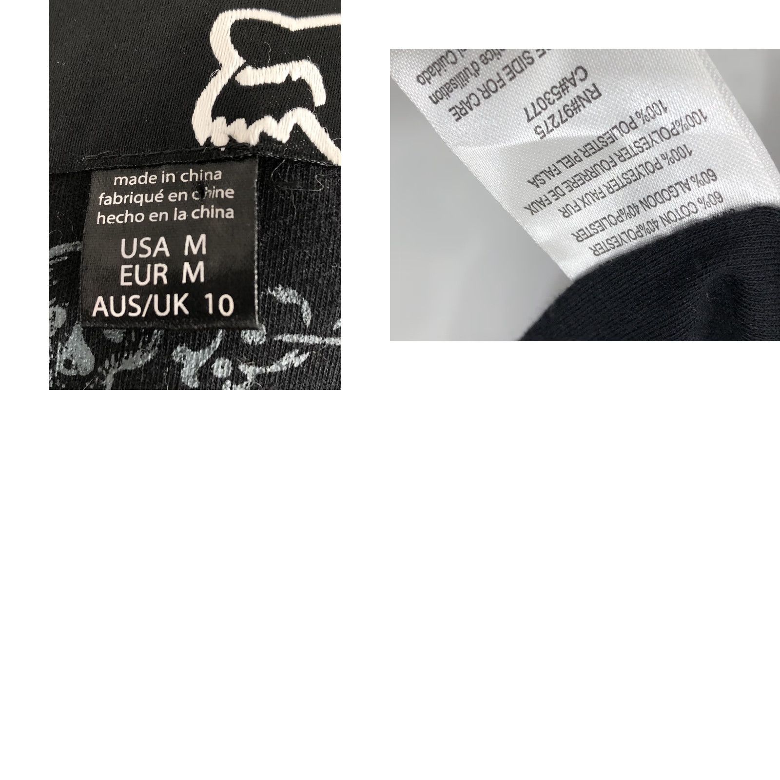 Fox Racing FOX RACING RIDERS CO. Womens Jacket M BLACK Faux Fur Collar Size M / US 6-8 / IT 42-44 - 8 Thumbnail