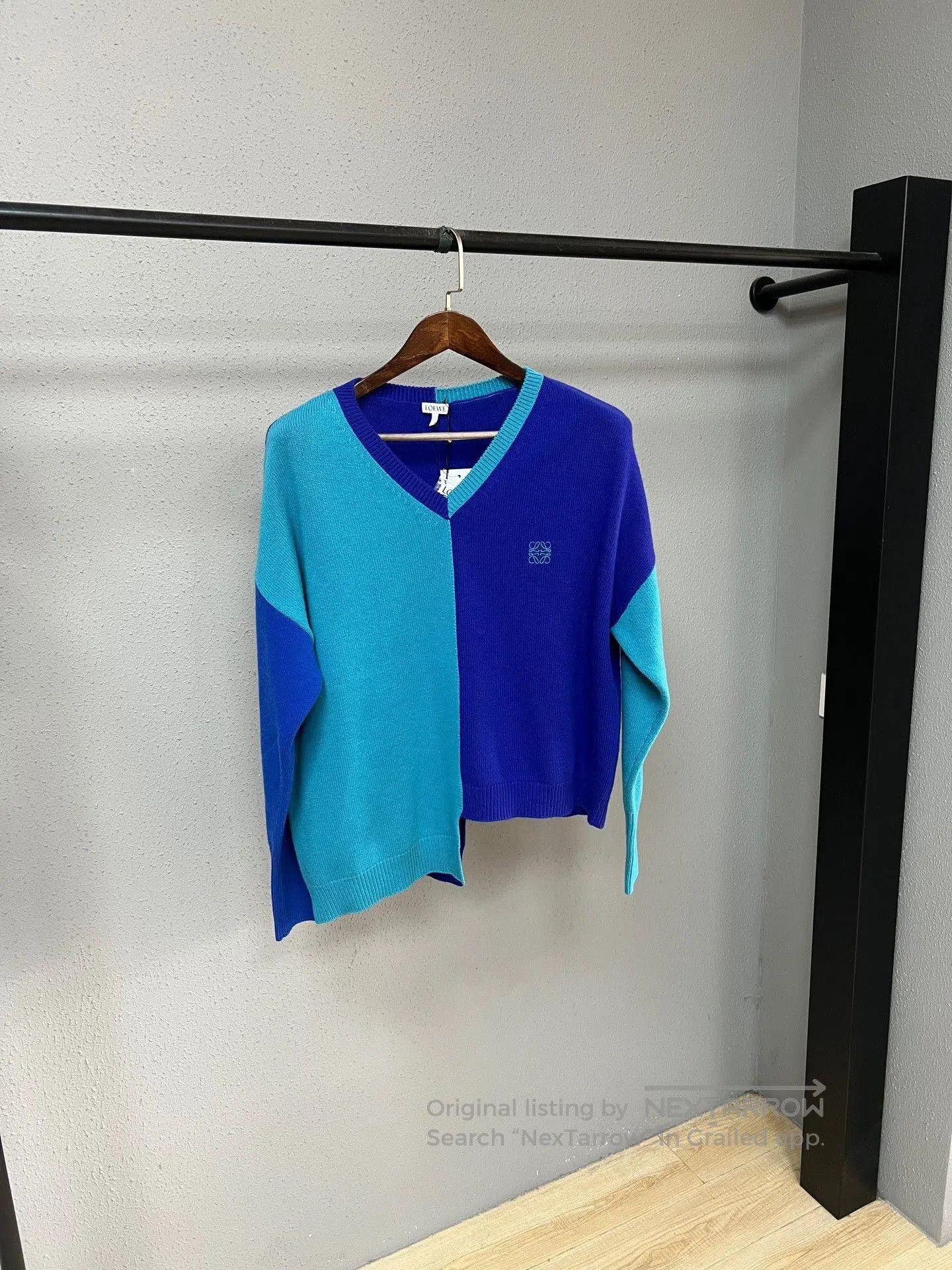 Loewe Loewe Irregular Color Block Knit Cardigan. Size M / US 6-8 / IT 42-44 - 1 Thumbnail