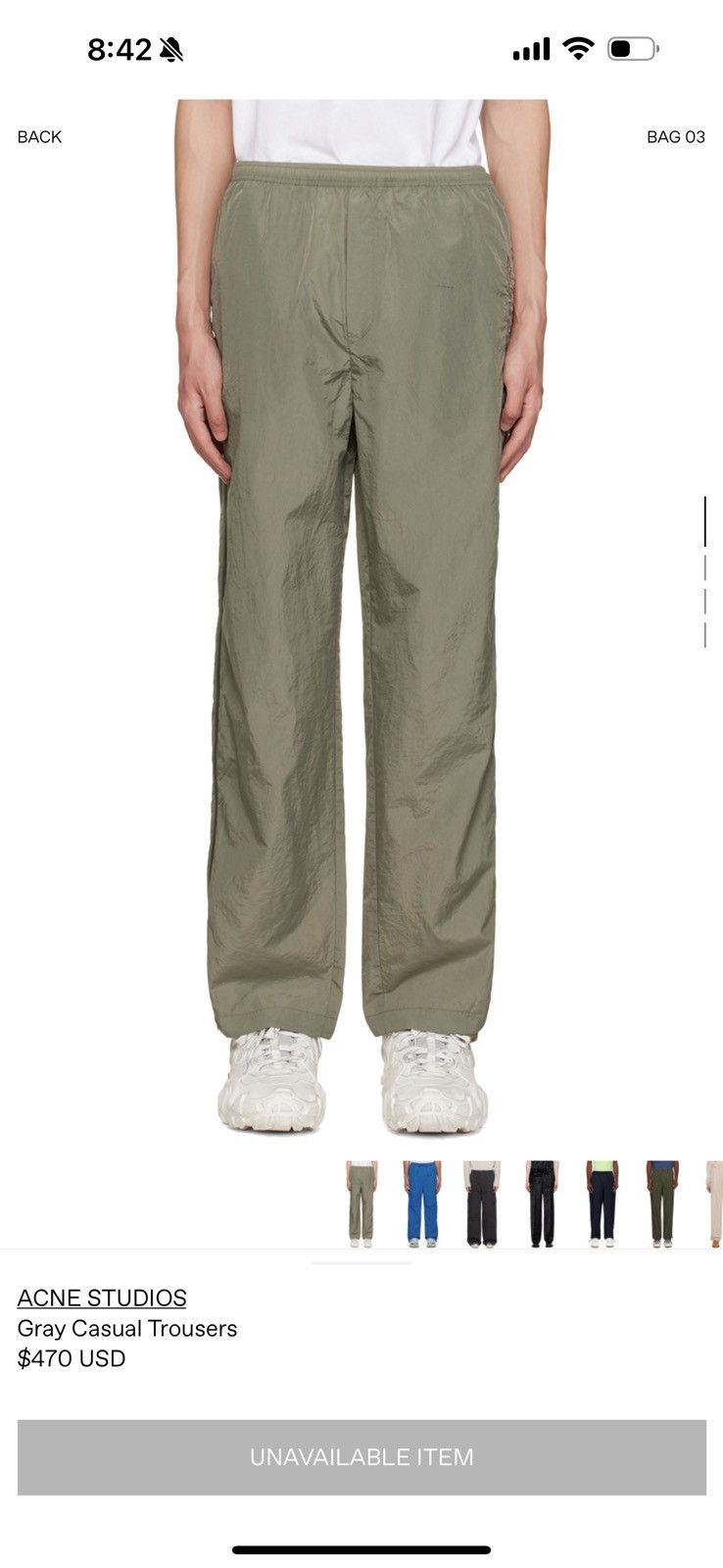 Acne Studios Acne Studios Casual Trousers Size US 38 / EU 54 - 8 Thumbnail