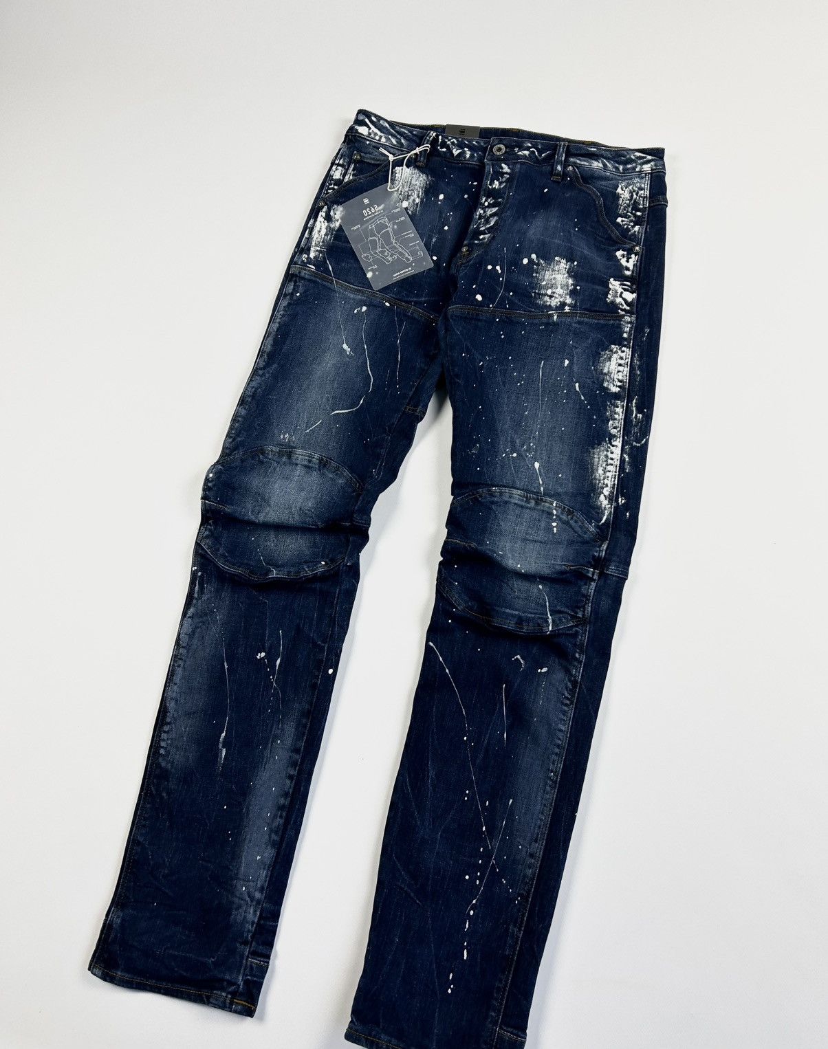 G-Star G-star raw 3D denim paint stains jeans Size US 32 / EU 48 - 4 Thumbnail