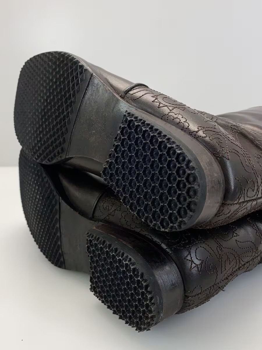 Dries Van Noten Stitch Patter Leather Boots Size US 5.5 / IT 35.5 - 4 Thumbnail
