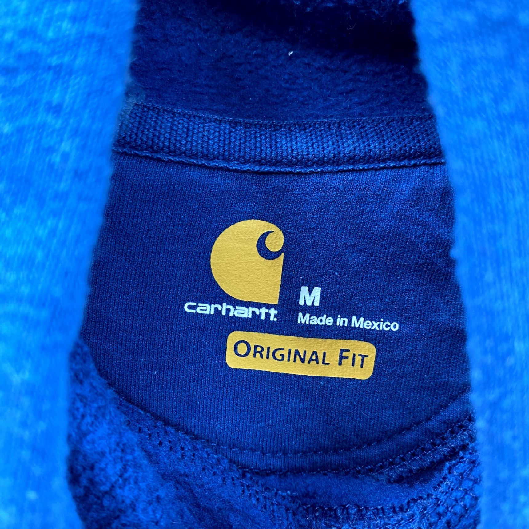 Carhartt Carhartt Hoodie Men Medium Blue Original Fit Workwear Y2K Streetwear Gym 90s Polo Size US M / EU 48-50 / 2 - 4 Thumbnail