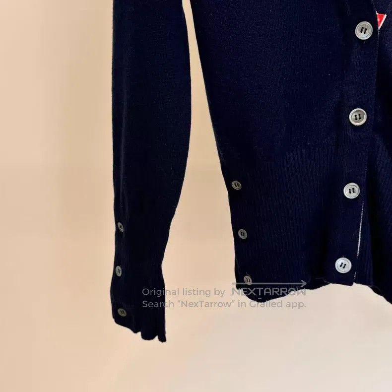 Thom Browne Thom Browne Classic Four Stripe Cashmere Cardigan Size XS / US 0-2 / IT 36-38 - 3 Thumbnail