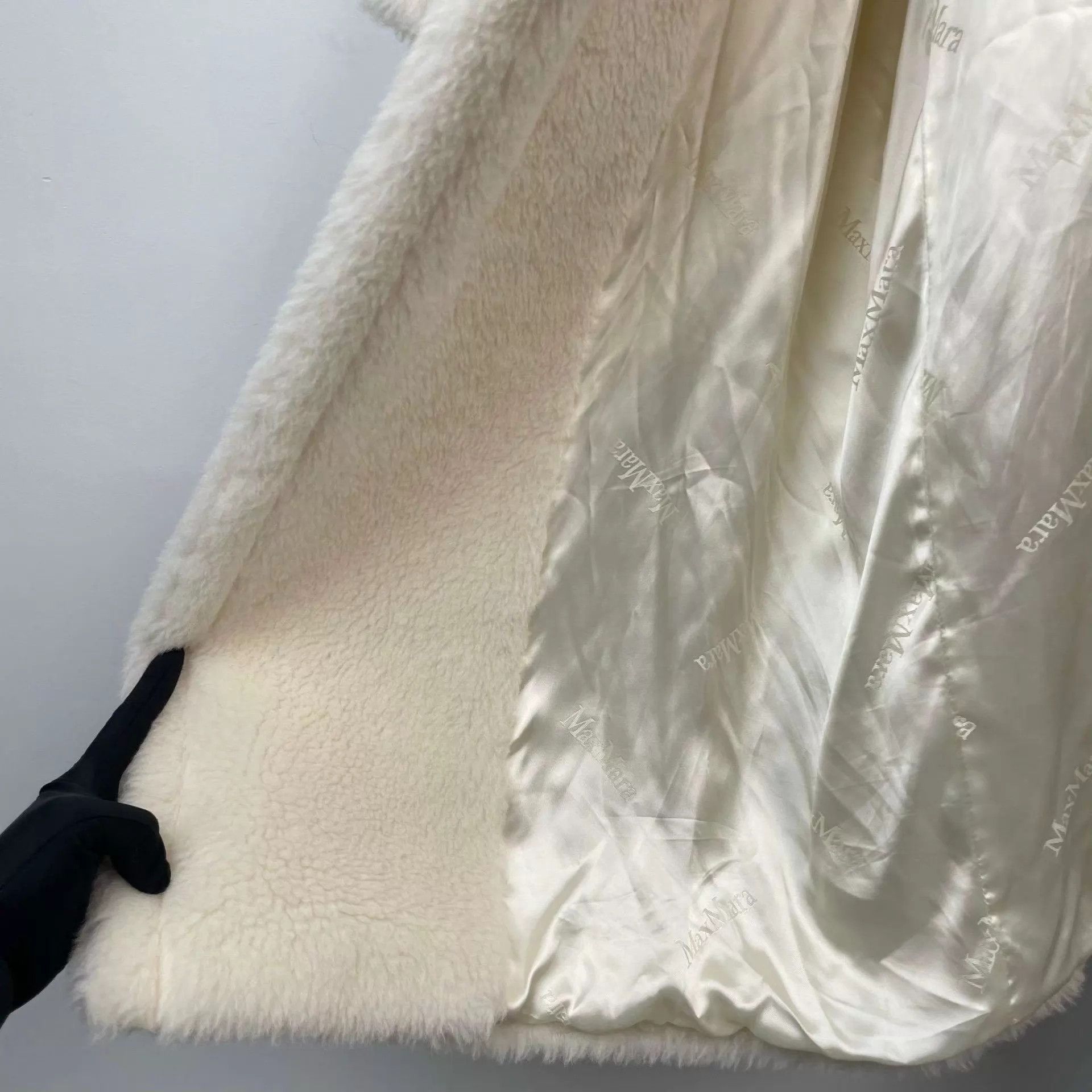 Max Mara MaxMara White Teddy Bear Coat Size XS / US 0-2 / IT 36-38 - 9 Thumbnail