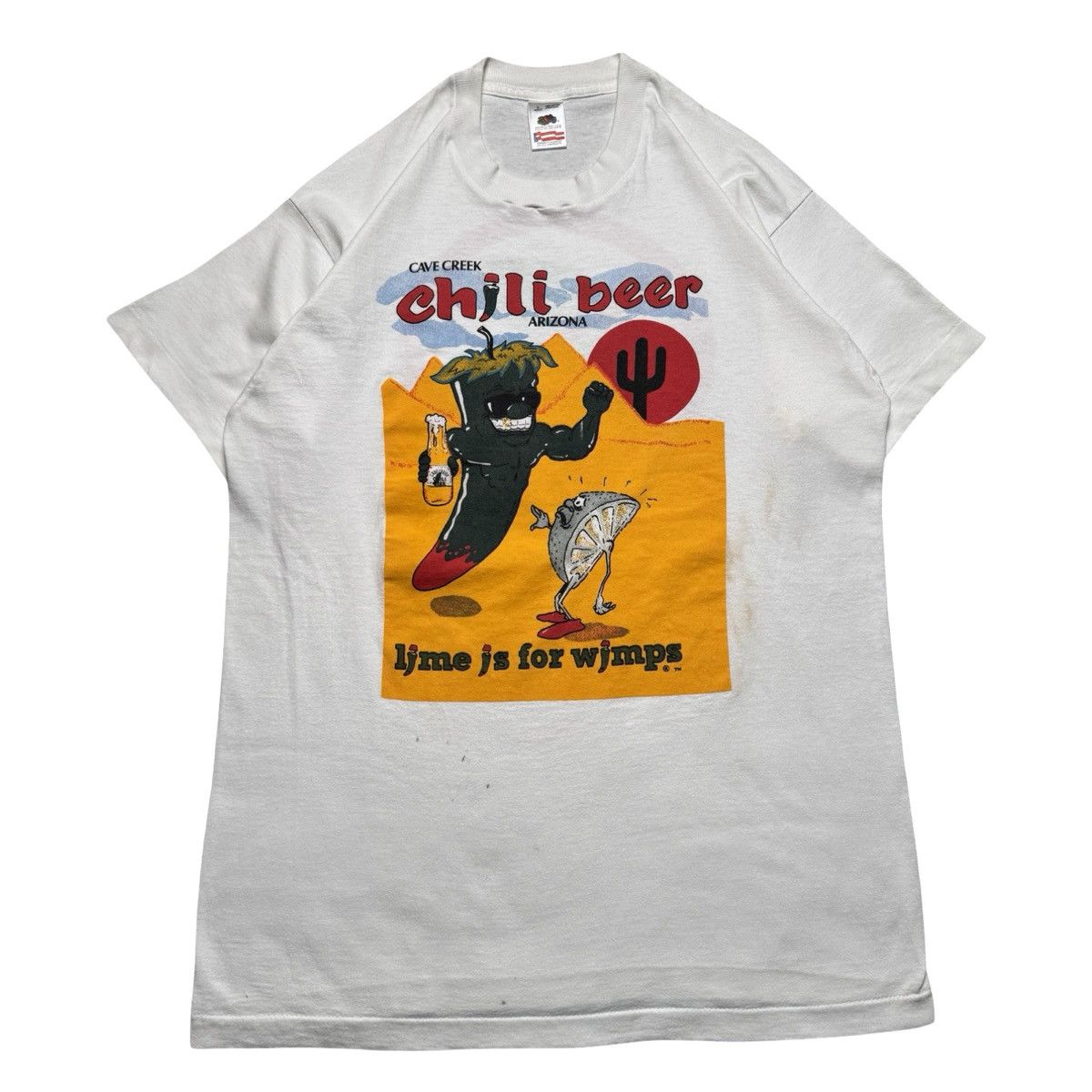 Other Vintage 90s Chili Beer Cave Creek Not for Lime Shirt L Size US L / EU 52-54 / 3 - 1 Thumbnail