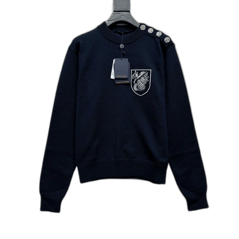 Louis Vuitton Louis Vuitton Nautical Series Embroidered Sweater - dmc Size M / US 6-8 / IT 42-44 - 1 Thumbnail