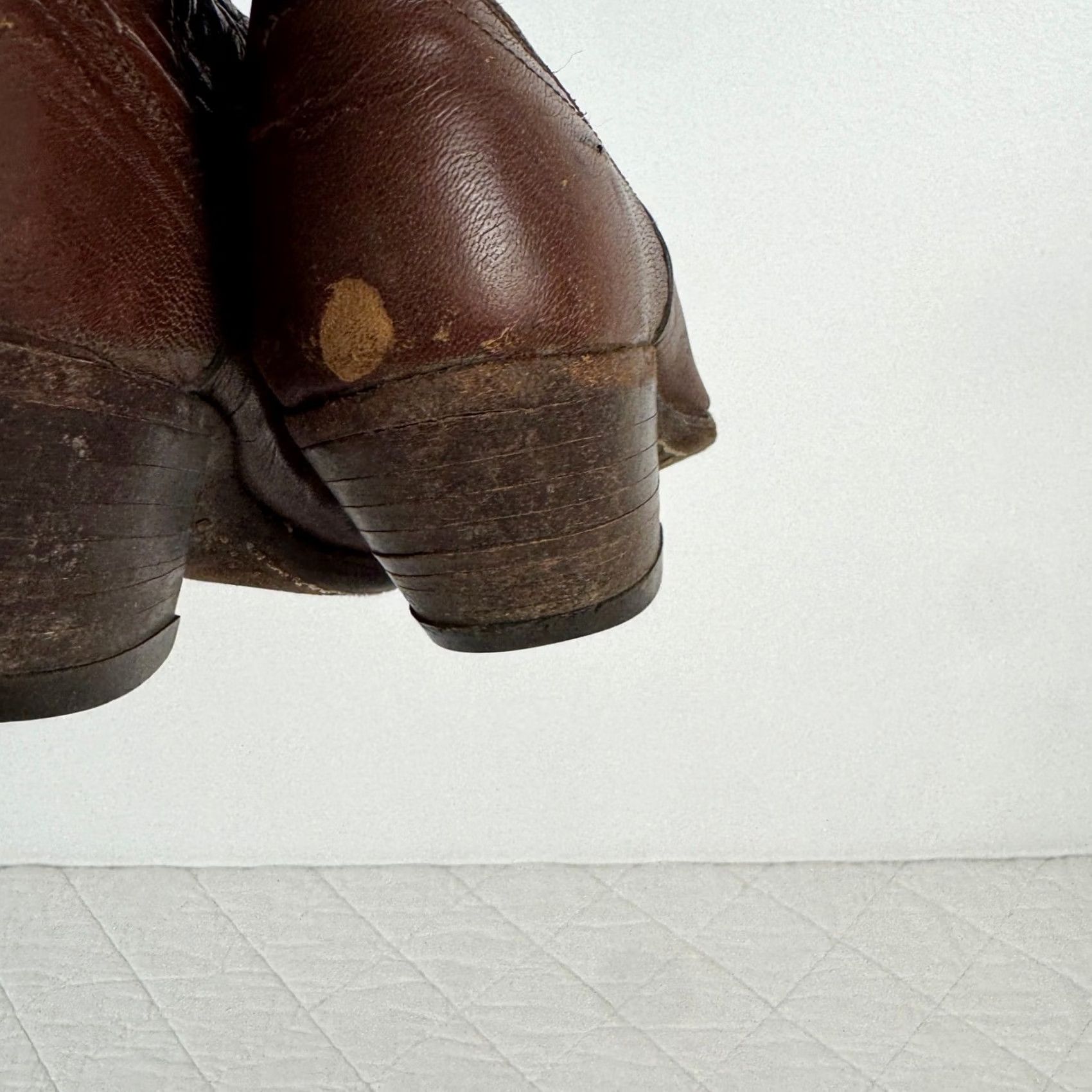 Dan Post VINTAGE Dan Post Brown Leather Western Cowboy Boots Pointed Toe 7.5 A Size US 8 / IT 38 - 6 Thumbnail