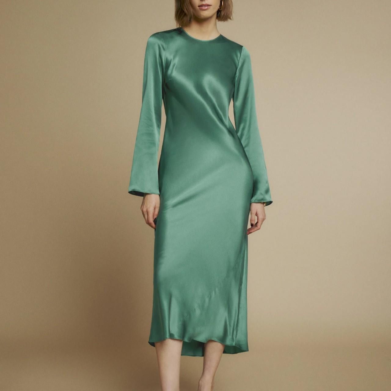 Reformation Davina Silk Reformation Dress Size XS / US 0-2 / IT 36-38 - 4 Thumbnail