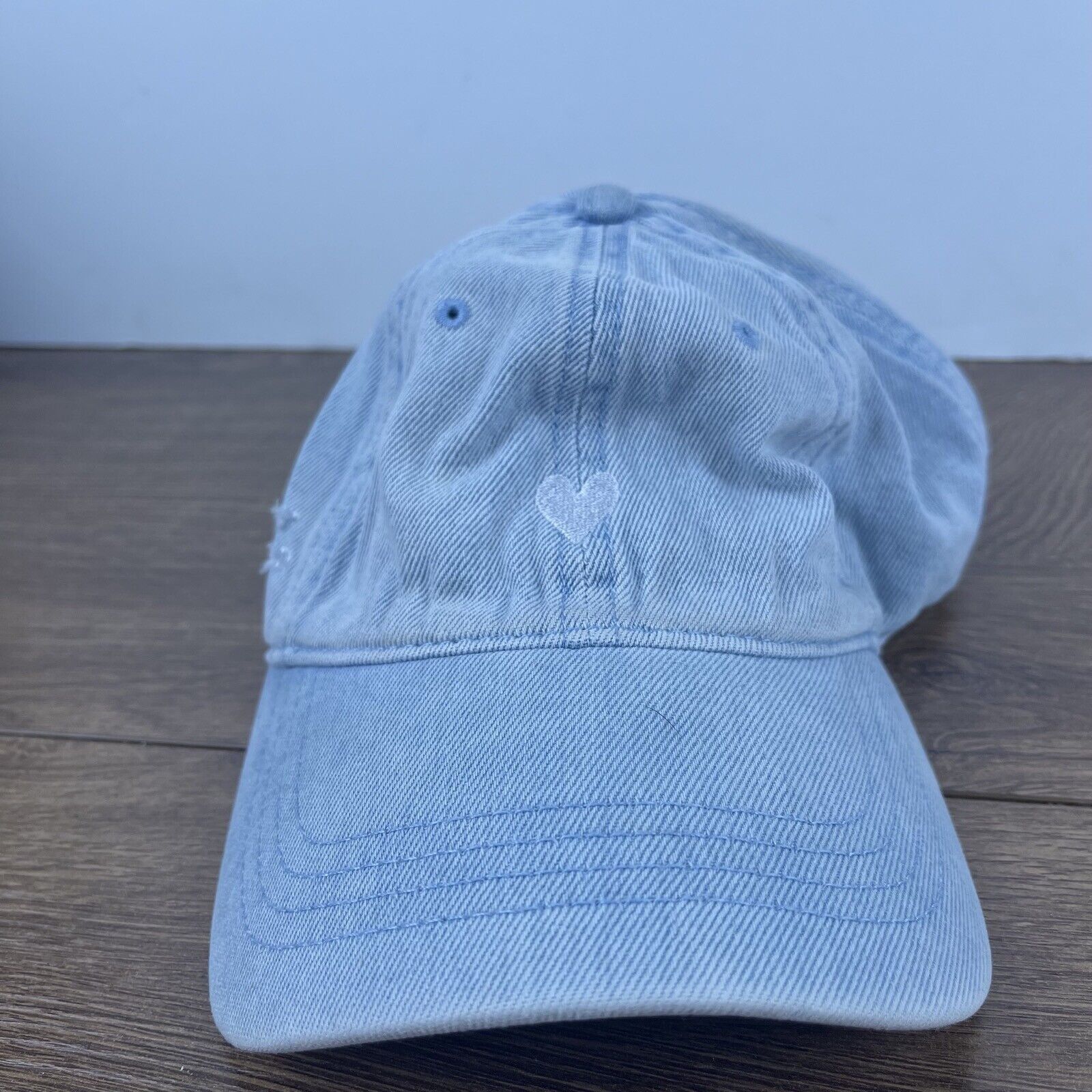 Other Heart Hat Love Heart Adjustable Hat Blue Hat Adjustable Blue Size ONE SIZE - 3 Thumbnail
