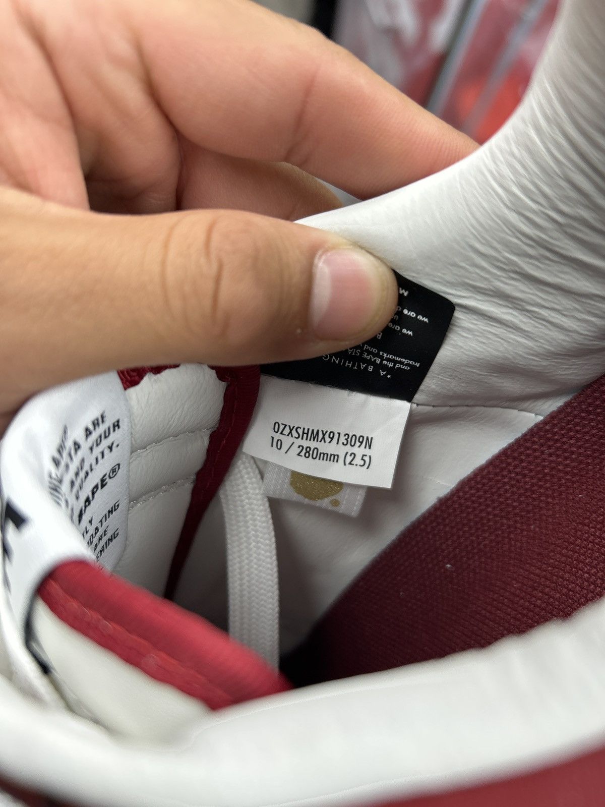 Bape BAPESTA OS #2 Size US 10 / EU 43 - 7 Thumbnail