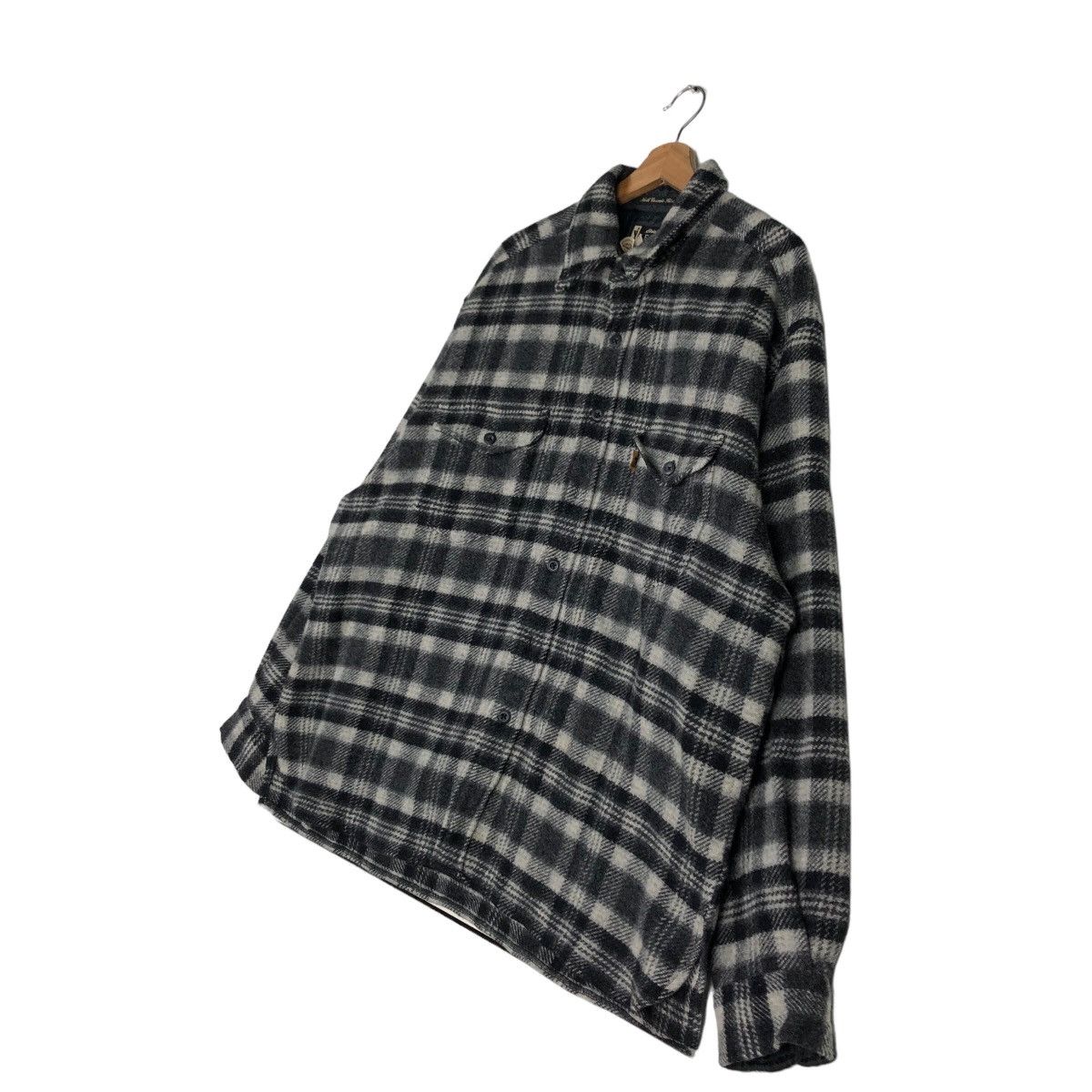 Flannel 🔥Vintage Wool Flannel Work Jacket Legend Eddie Bauer Japan Size US XL / EU 56 / 4 - 2 Thumbnail