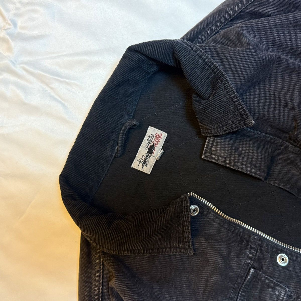 Stussy Stussy Canvas Jacket Black Size US XL / EU 56 / 4 - 4 Thumbnail