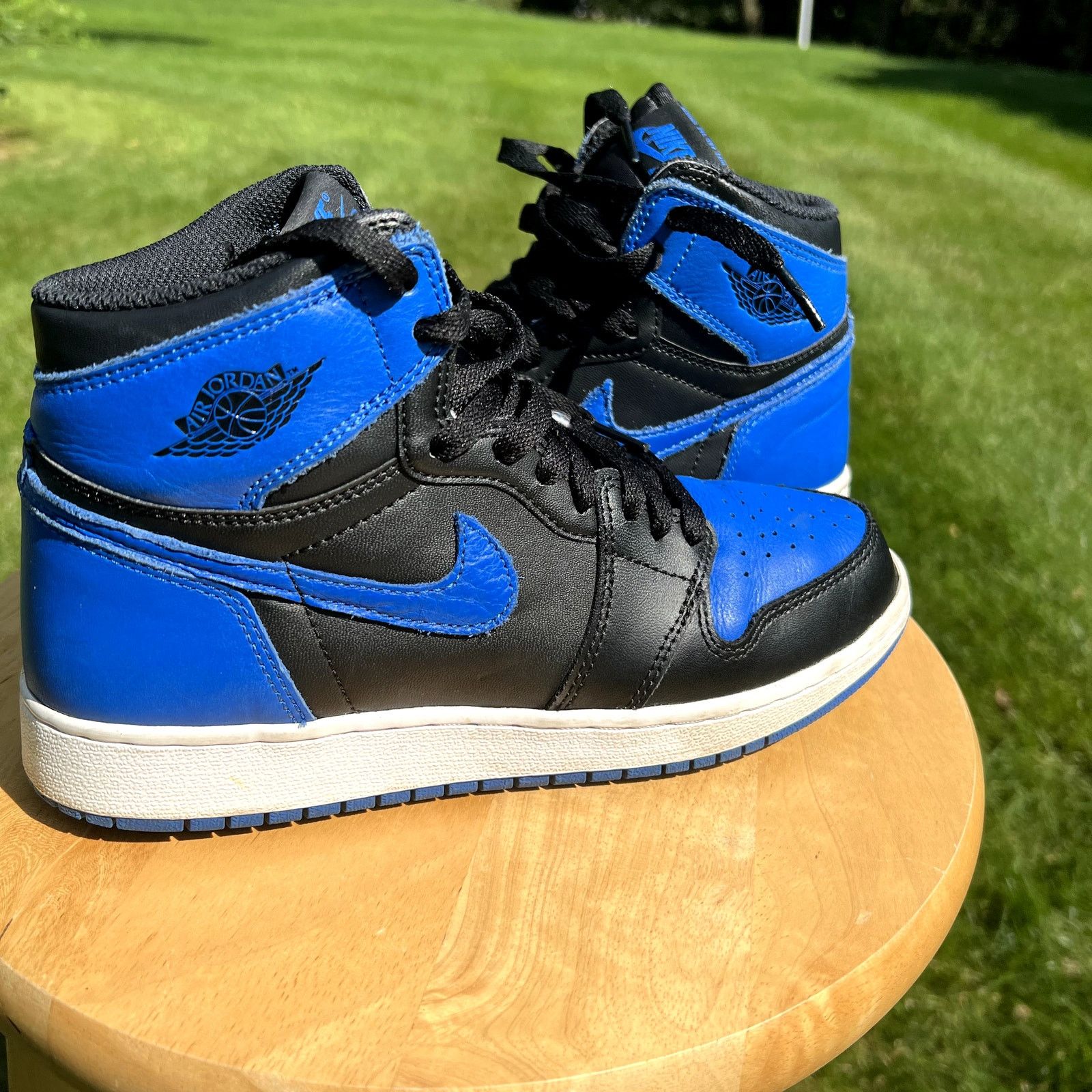 Size Air Jordan Retro High OG BG Royal 2017 Men's Shoes