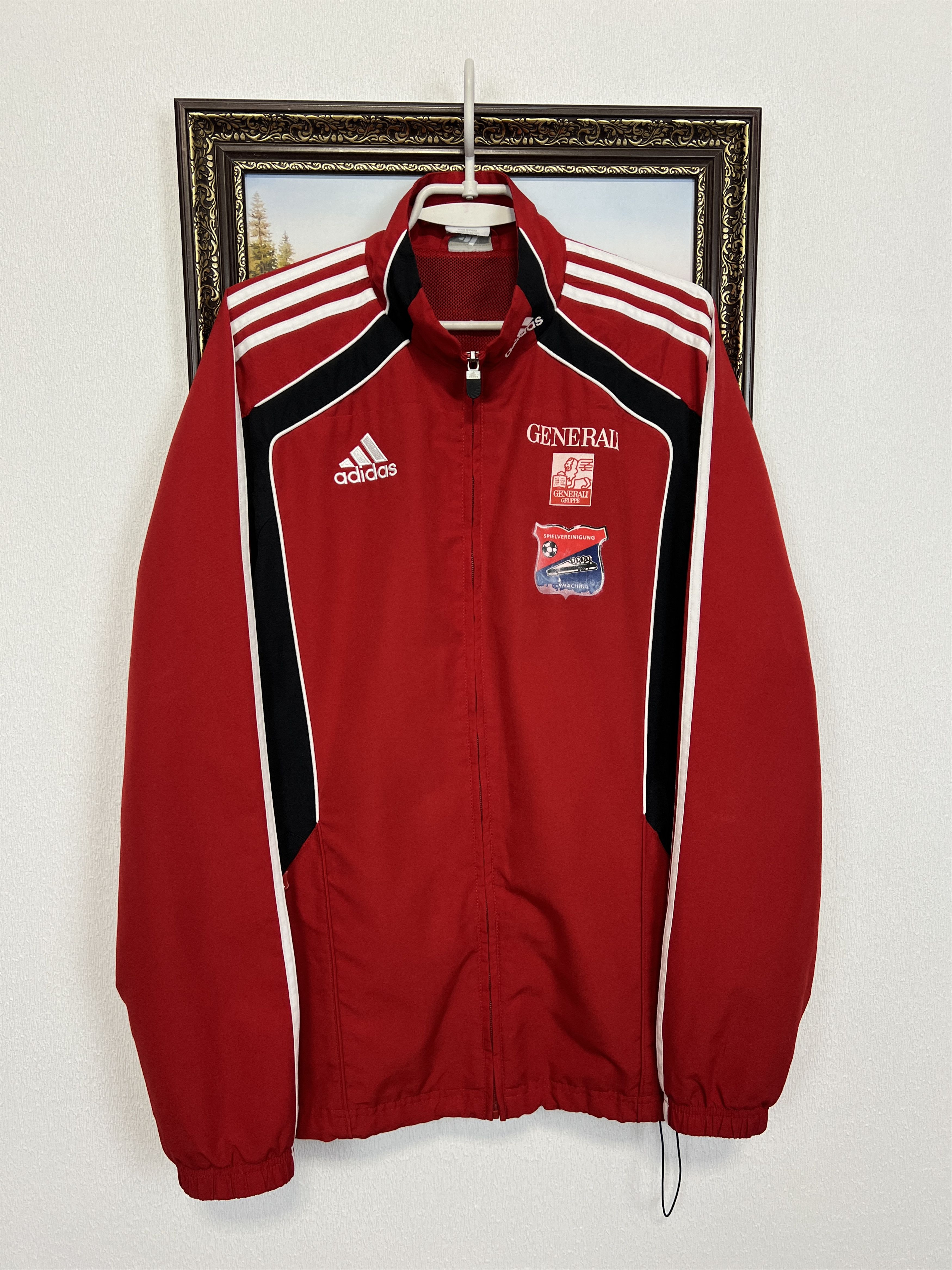 Adidas Vintage SpVgg Unterhaching Football Jacket Soccer Track Top Size US M / EU 48-50 / 2 - 1 Thumbnail