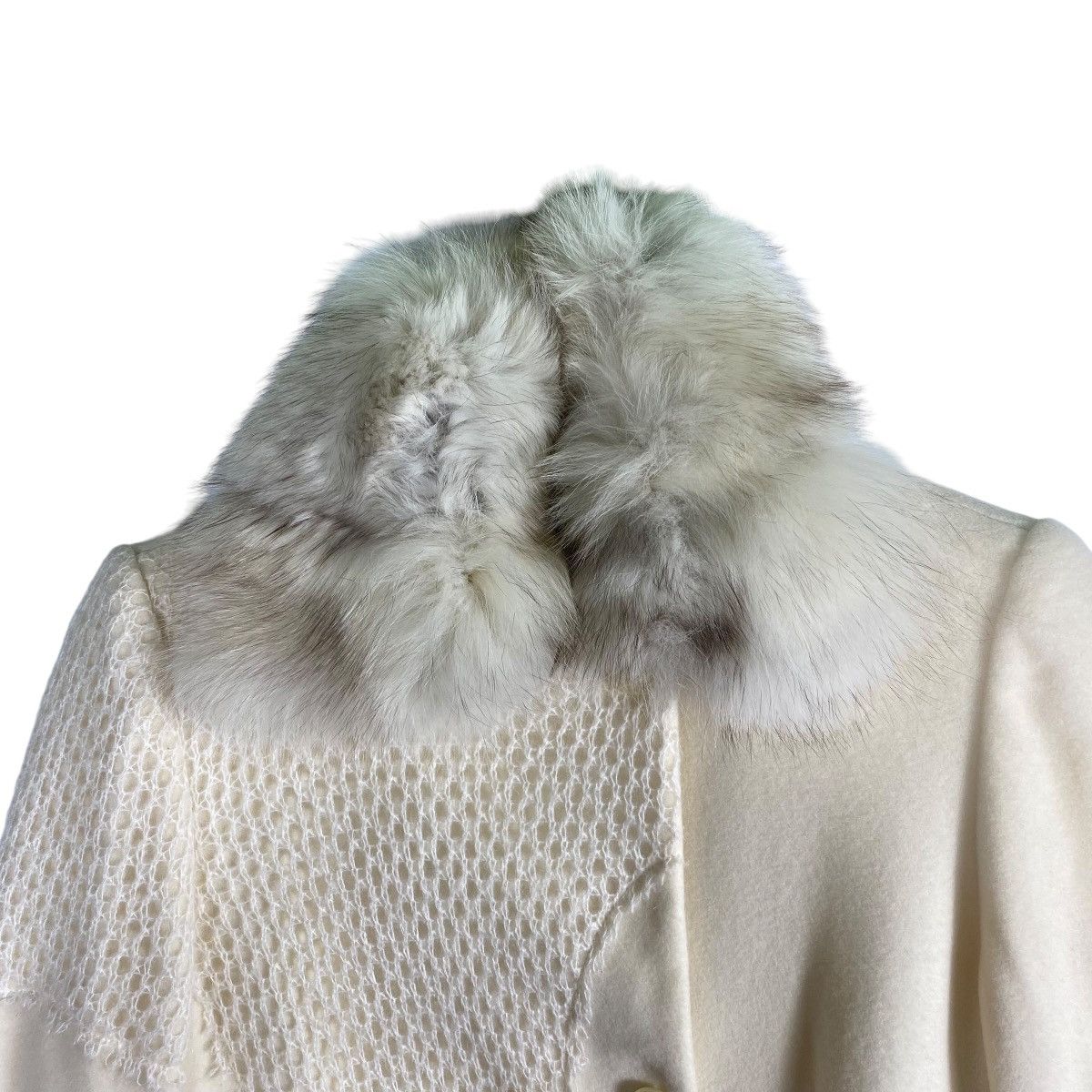Versace × Versace Jeans Couture × Versus Versace Vintage Versace Jeans Couture Fur Collar Long Button Jacket Size S / US 4 / IT 40 - 7 Thumbnail