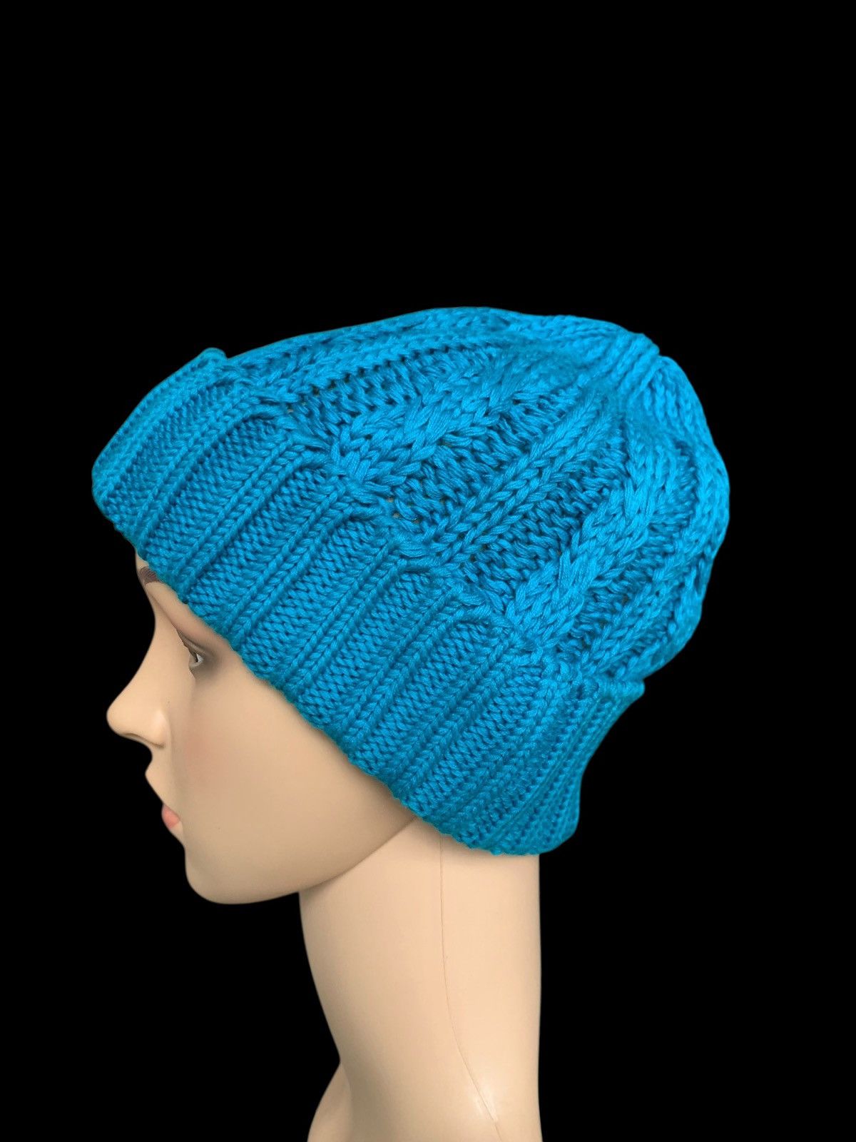 Japanese Brand × Kapital × Vintage Crochet Cable Knit Beanie Hat Japanese Style Size ONE SIZE - 4 Thumbnail