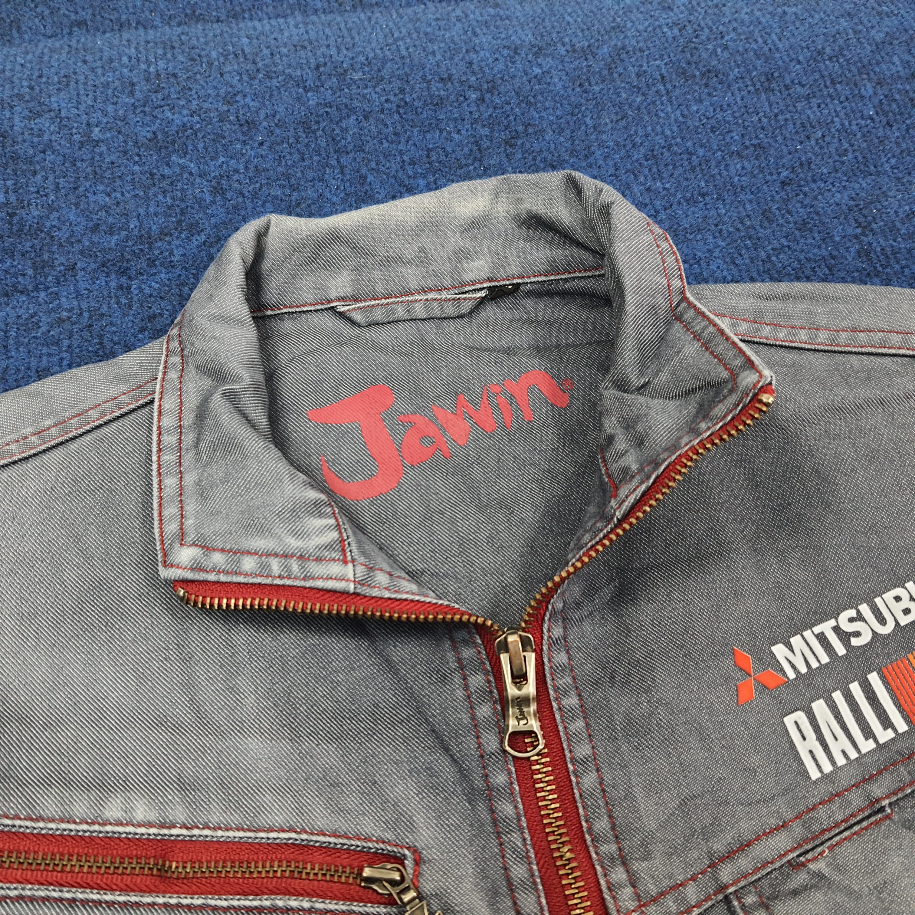 Japanese Brand Vintage Mitsubishi Ralliart Motorsports Racing Jacket C245N4 Size US M / EU 48-50 / 2 - 4 Thumbnail